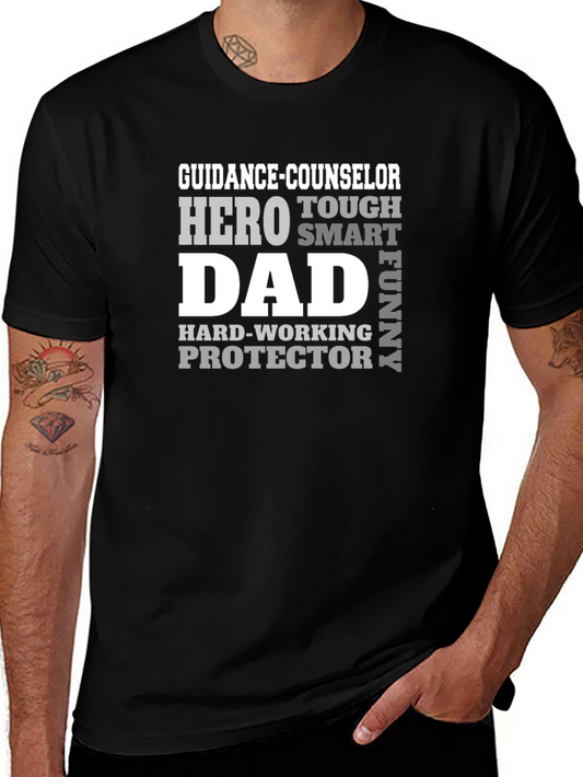 Guidance Counselor Dad Hero T-Shirt