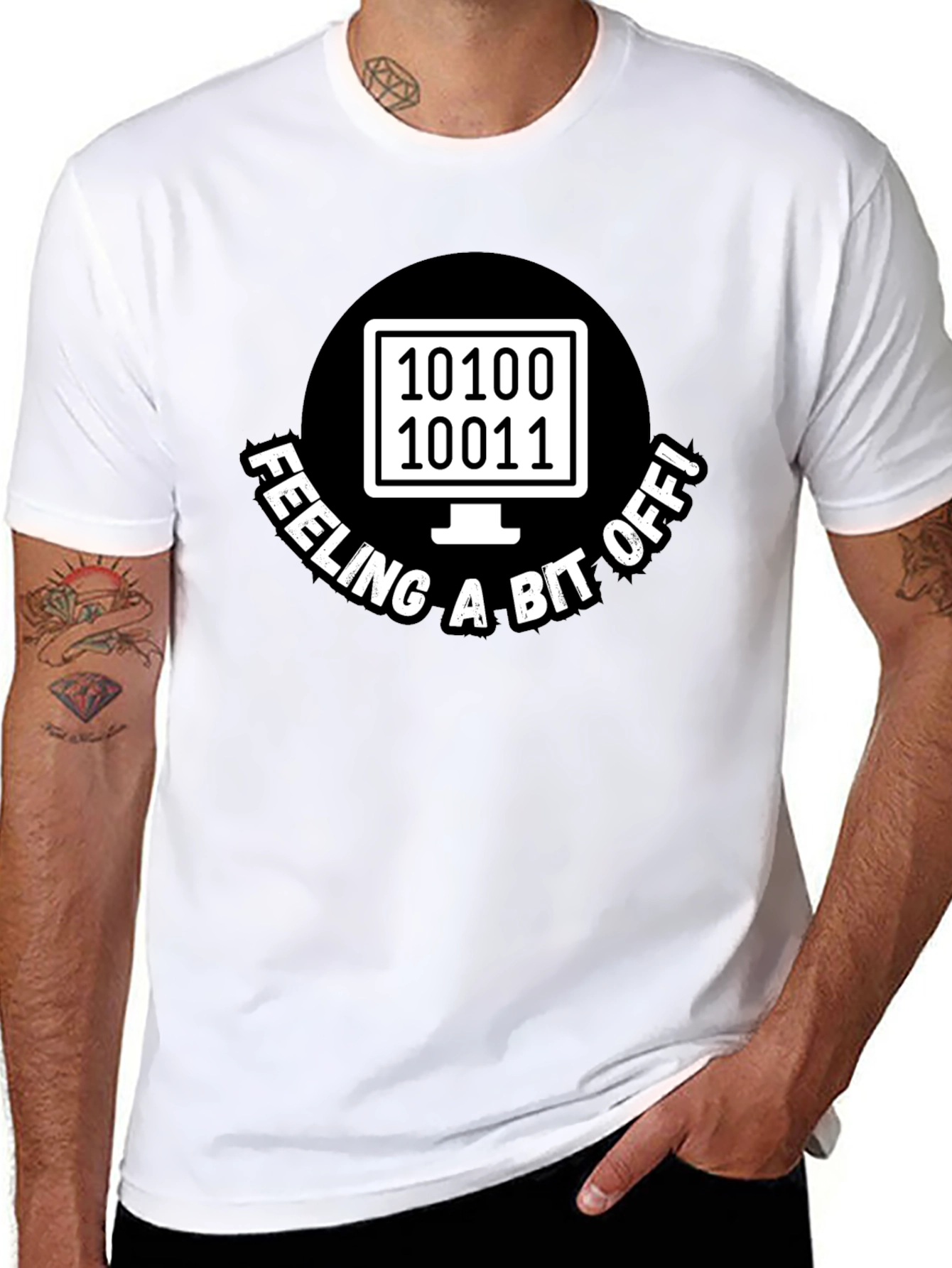 Feeling A Bit Off Binary Code T-Shirt
