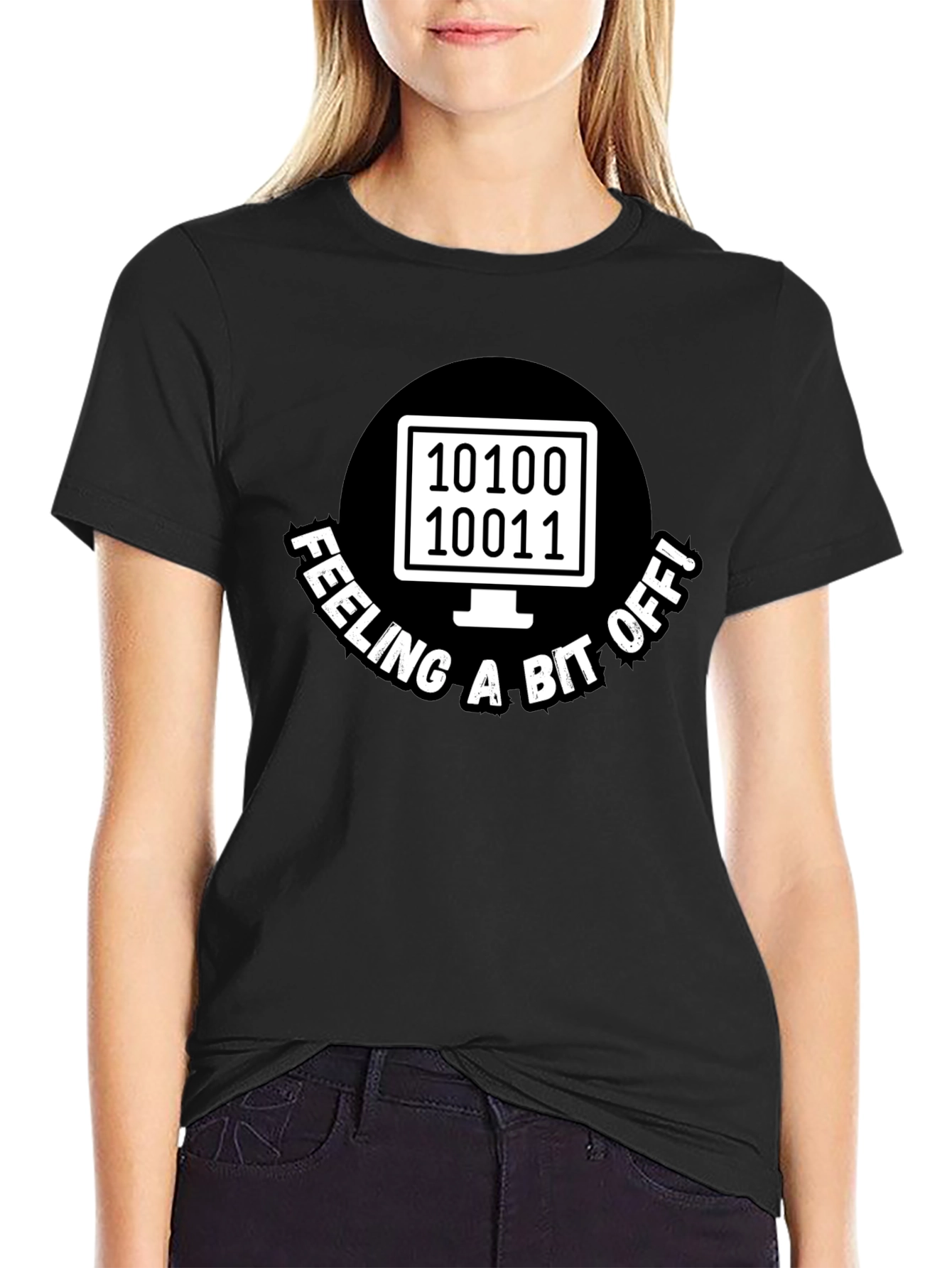 Feeling A Bit Off Binary Code T-Shirt