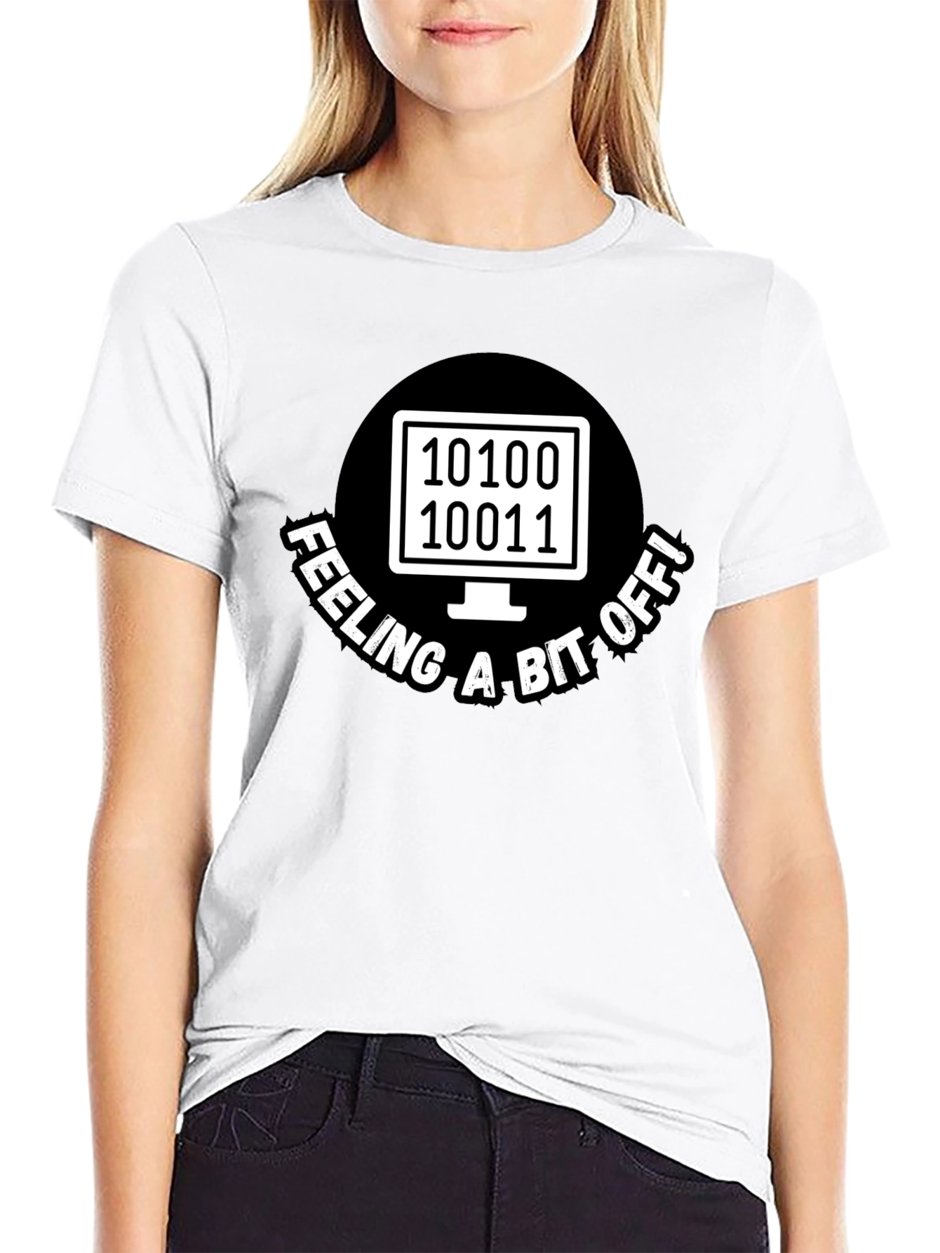 Feeling A Bit Off Binary Code T-Shirt