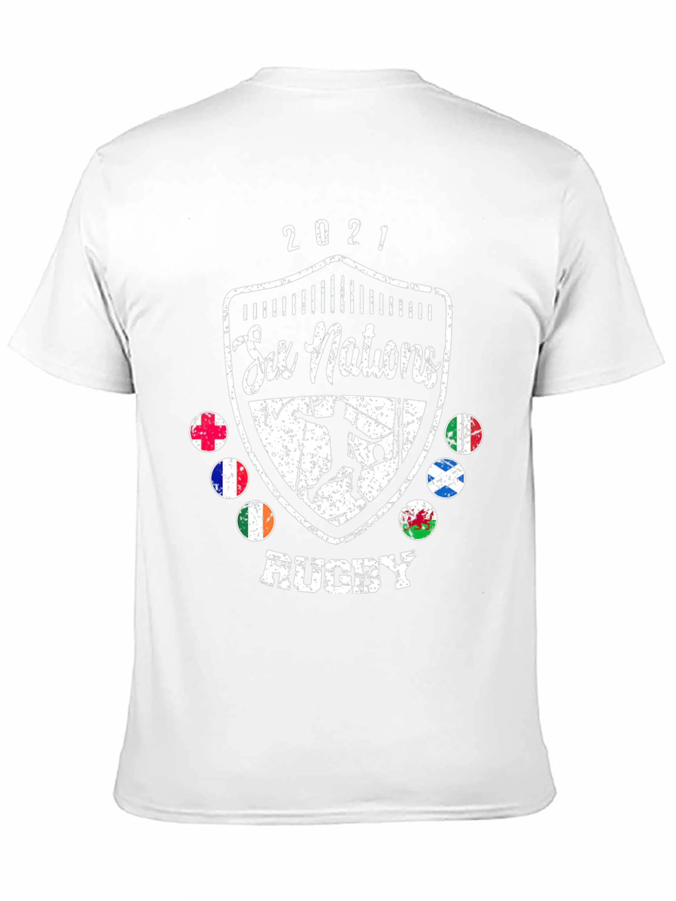 Six Nations Rugby 2021 Black T-Shirt