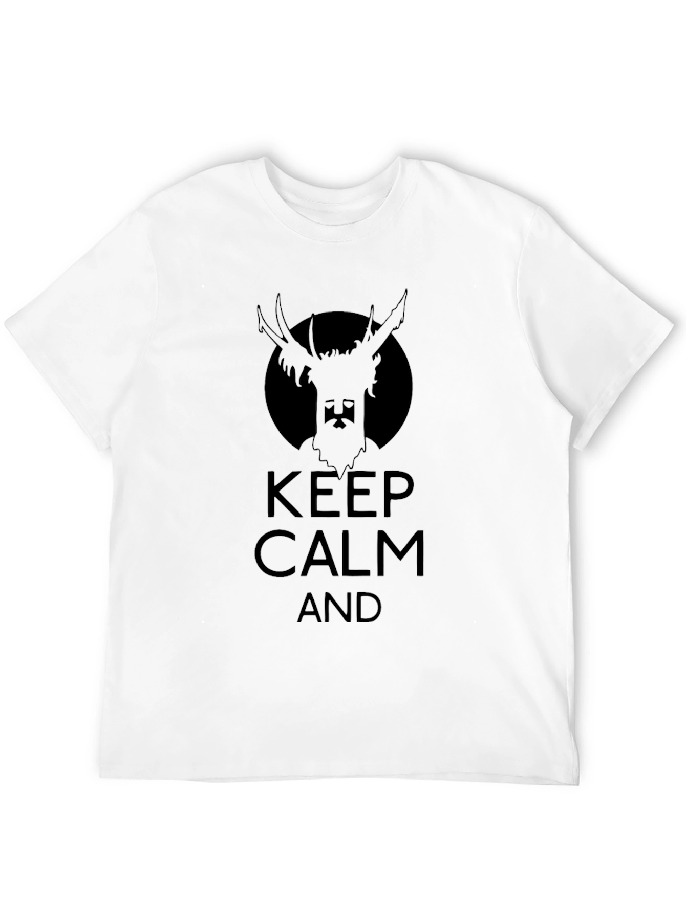 Keep Calm Bearded Deer T-Shirt