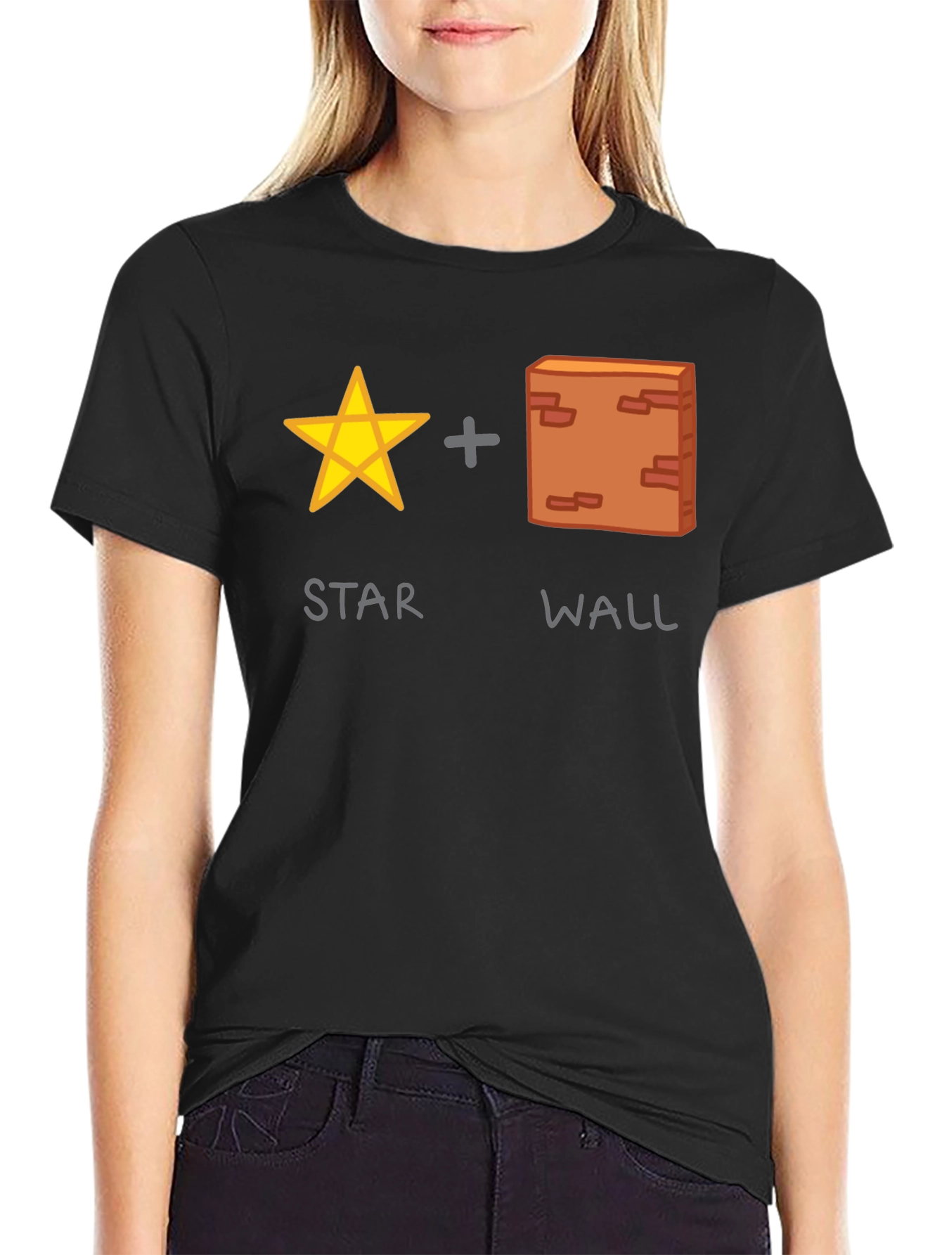 Star Wall Funny Graphic T-Shirt