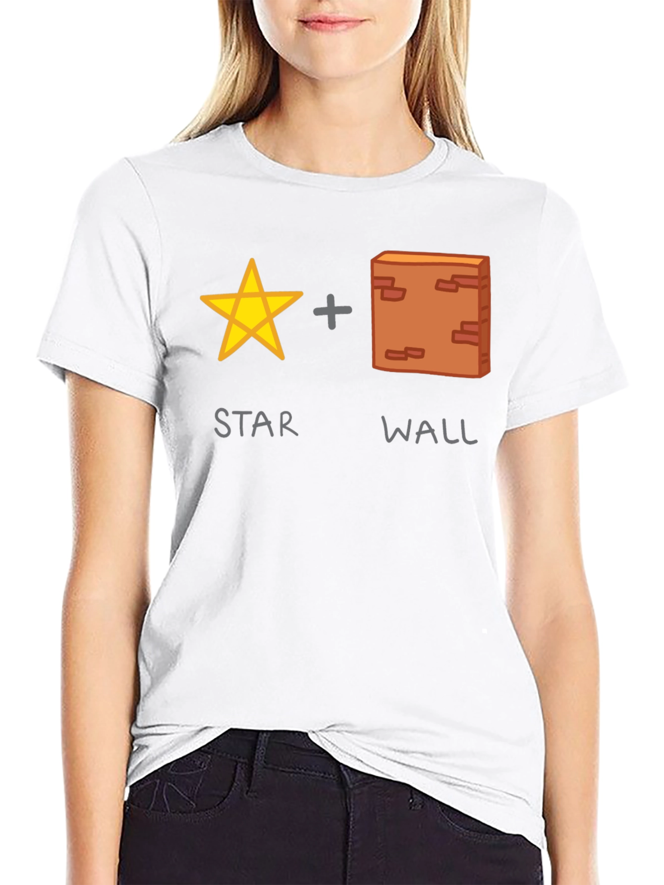 Star Wall Funny Graphic T-Shirt