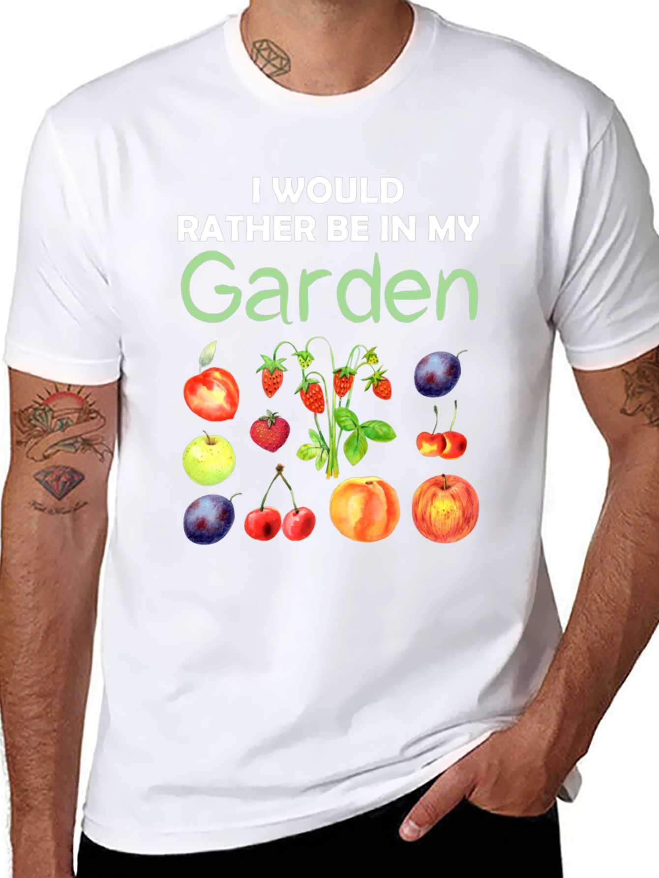 Garden Lover T-Shirt - Fruits Design