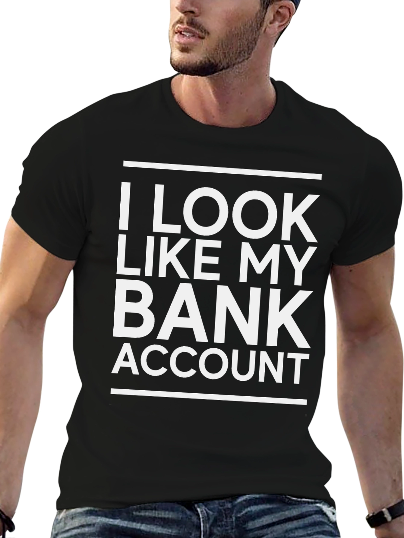 I Look Like My Bank Account Graphic T-Shirt