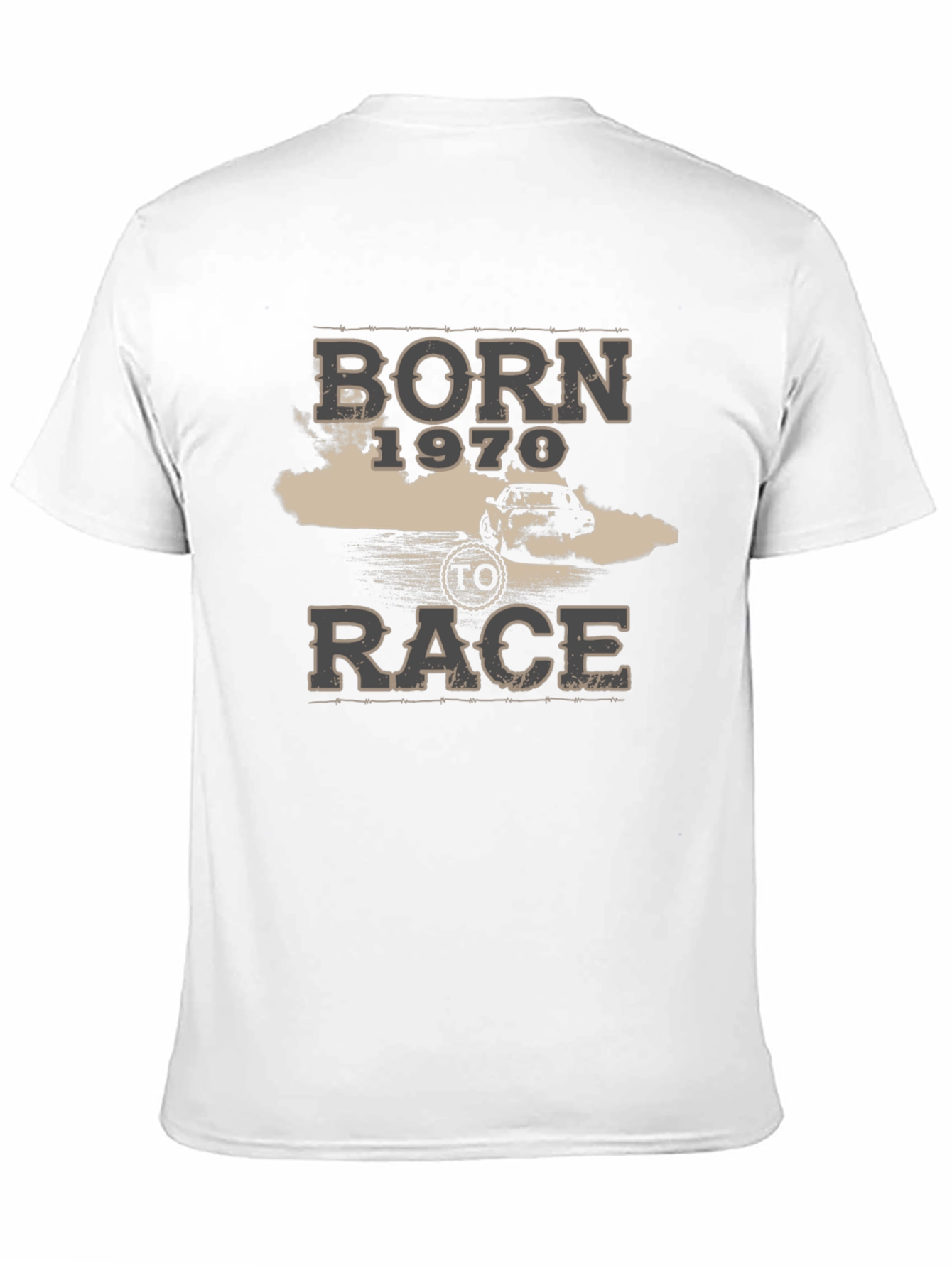 Born 1970 To Race Graphic T-Shirt