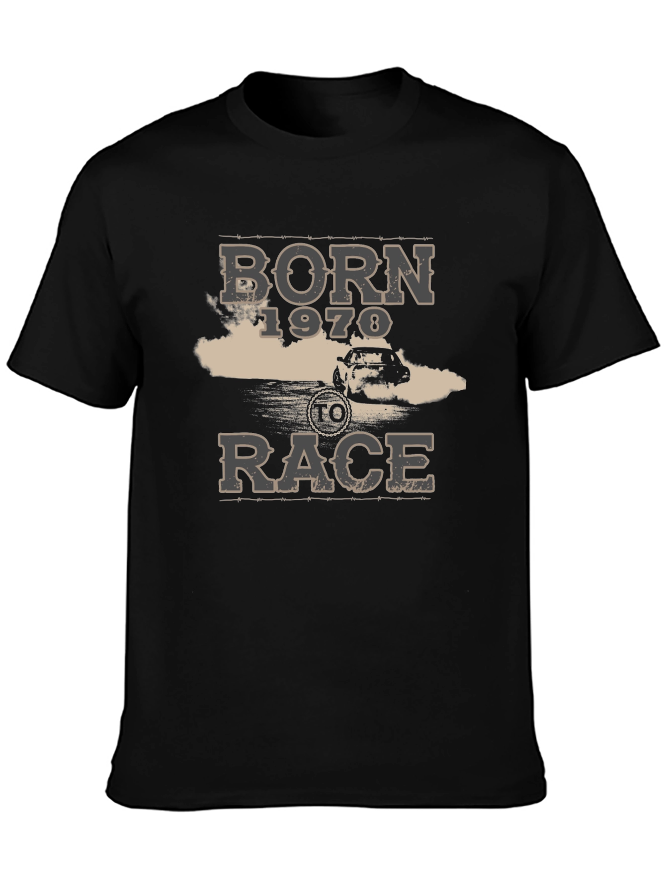 Born 1970 To Race Graphic T-Shirt