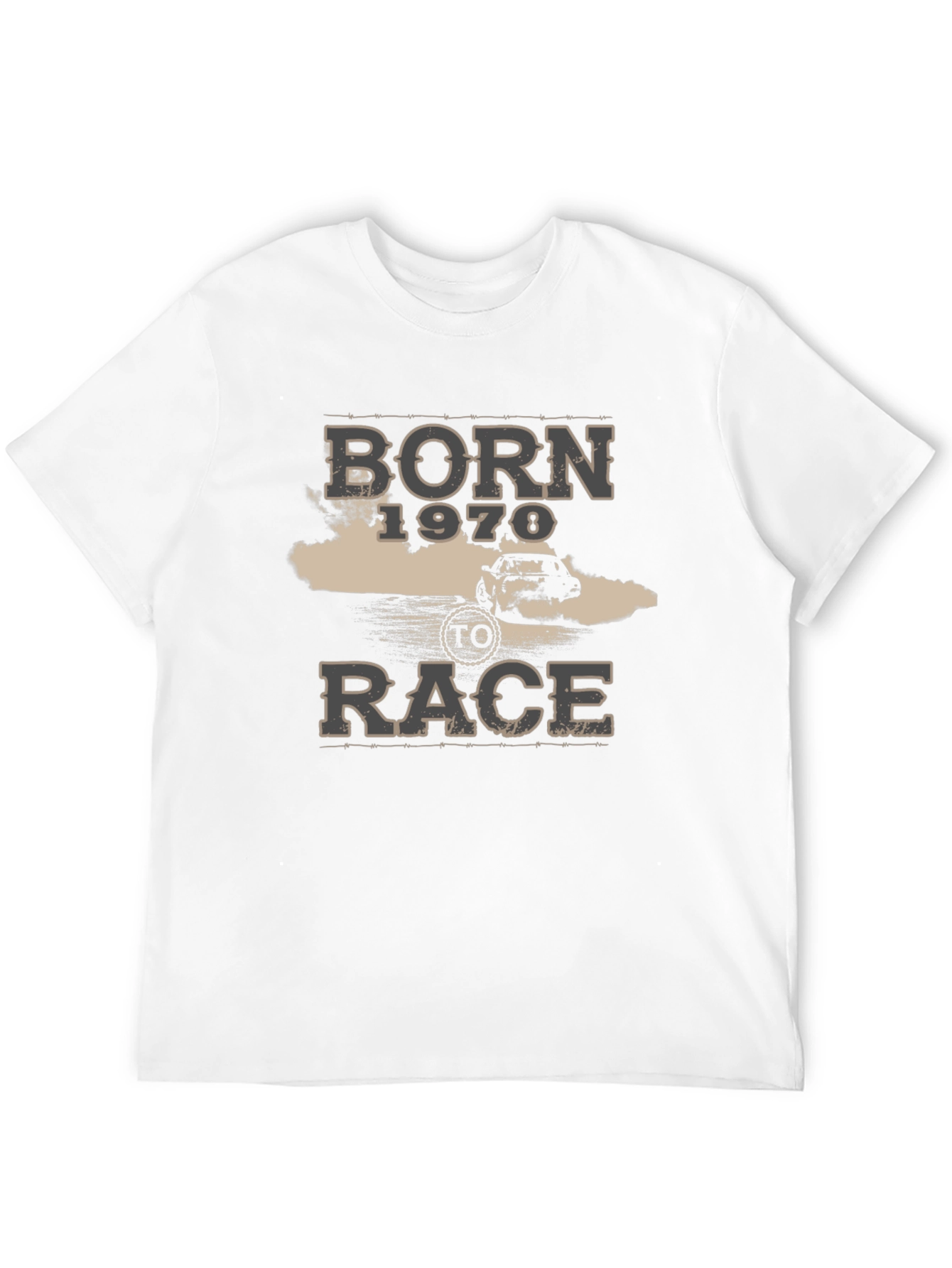 Born 1970 To Race Graphic T-Shirt