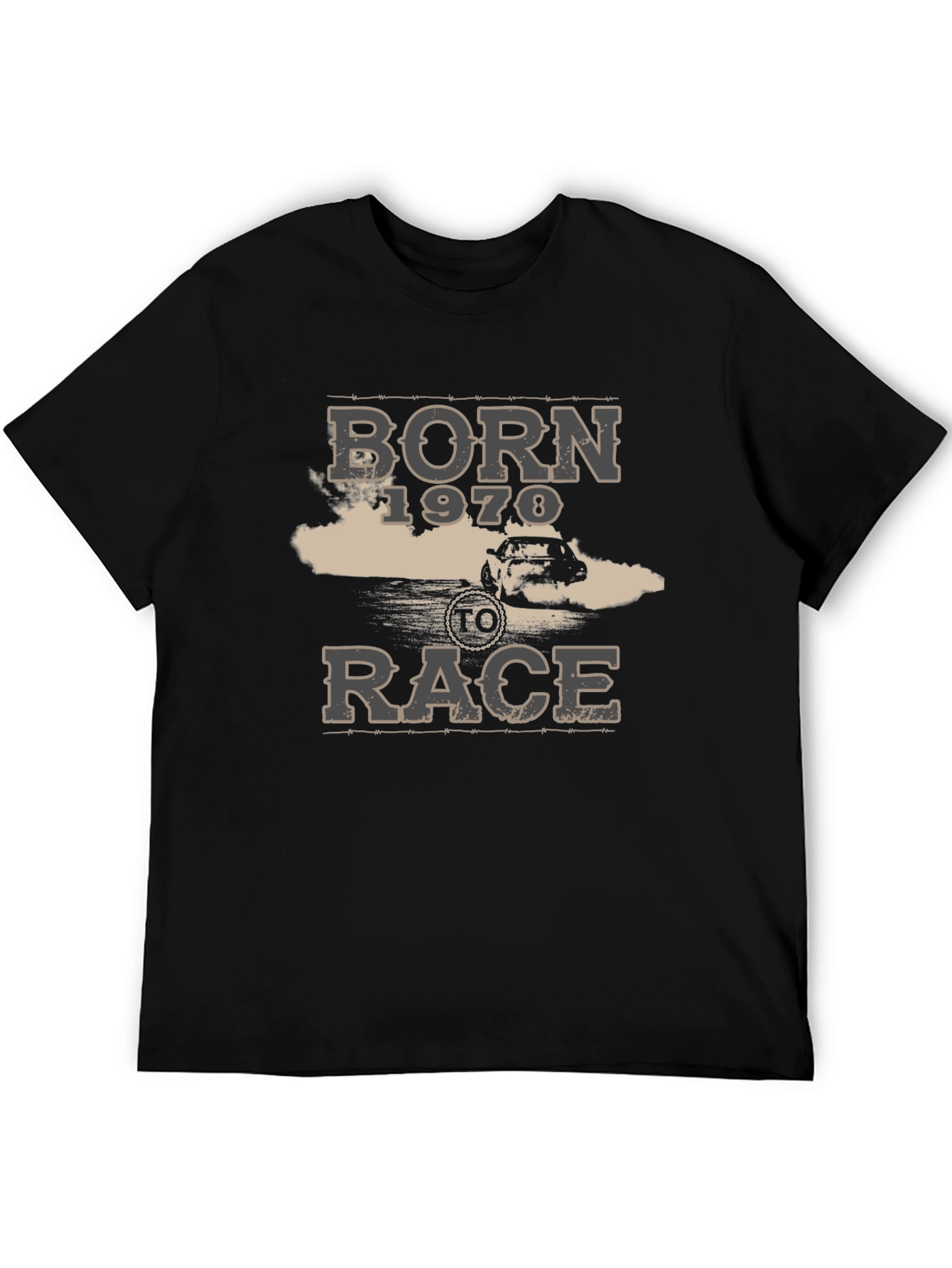 Born 1970 To Race Graphic T-Shirt