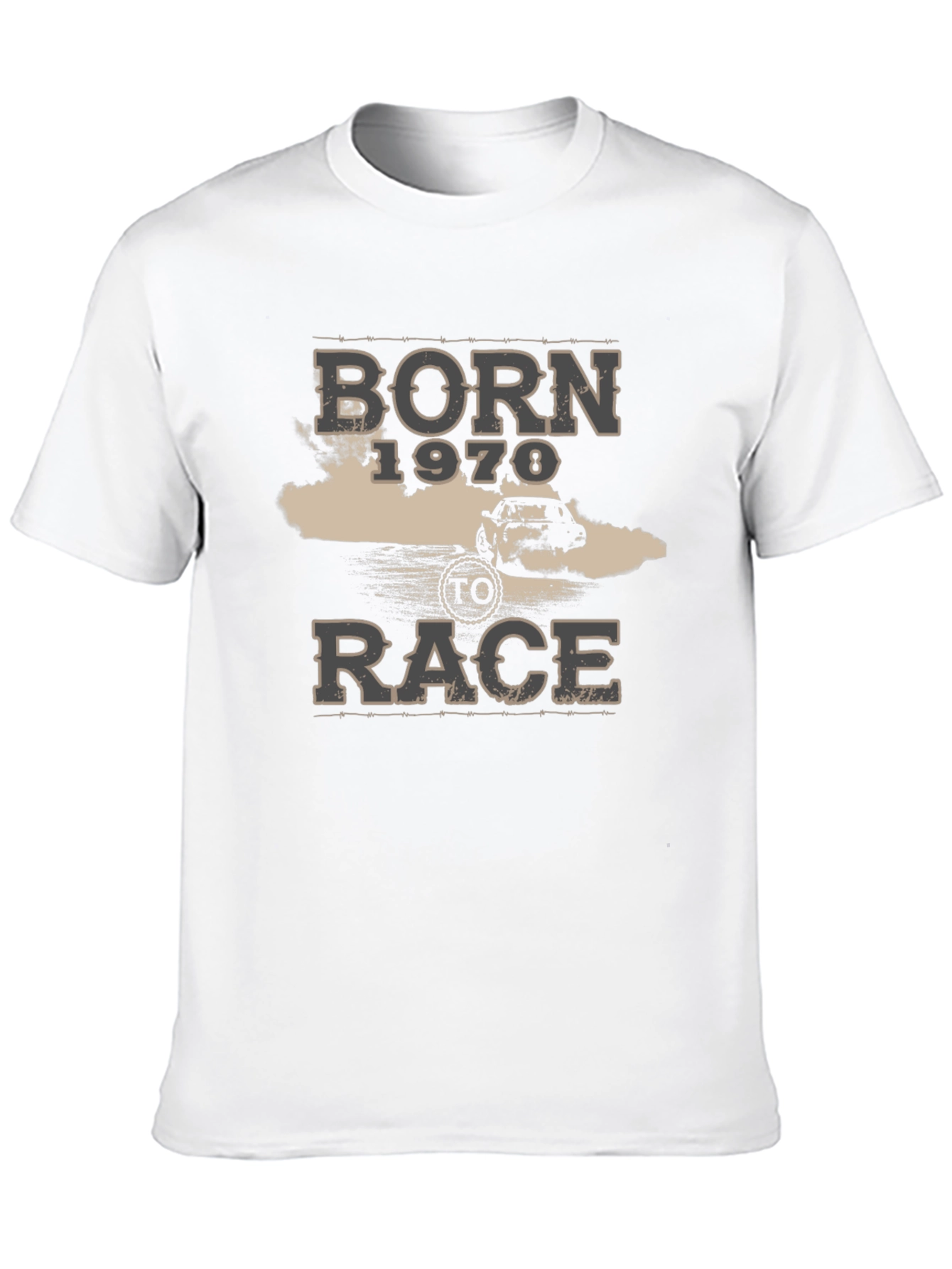 Born 1970 To Race Graphic T-Shirt