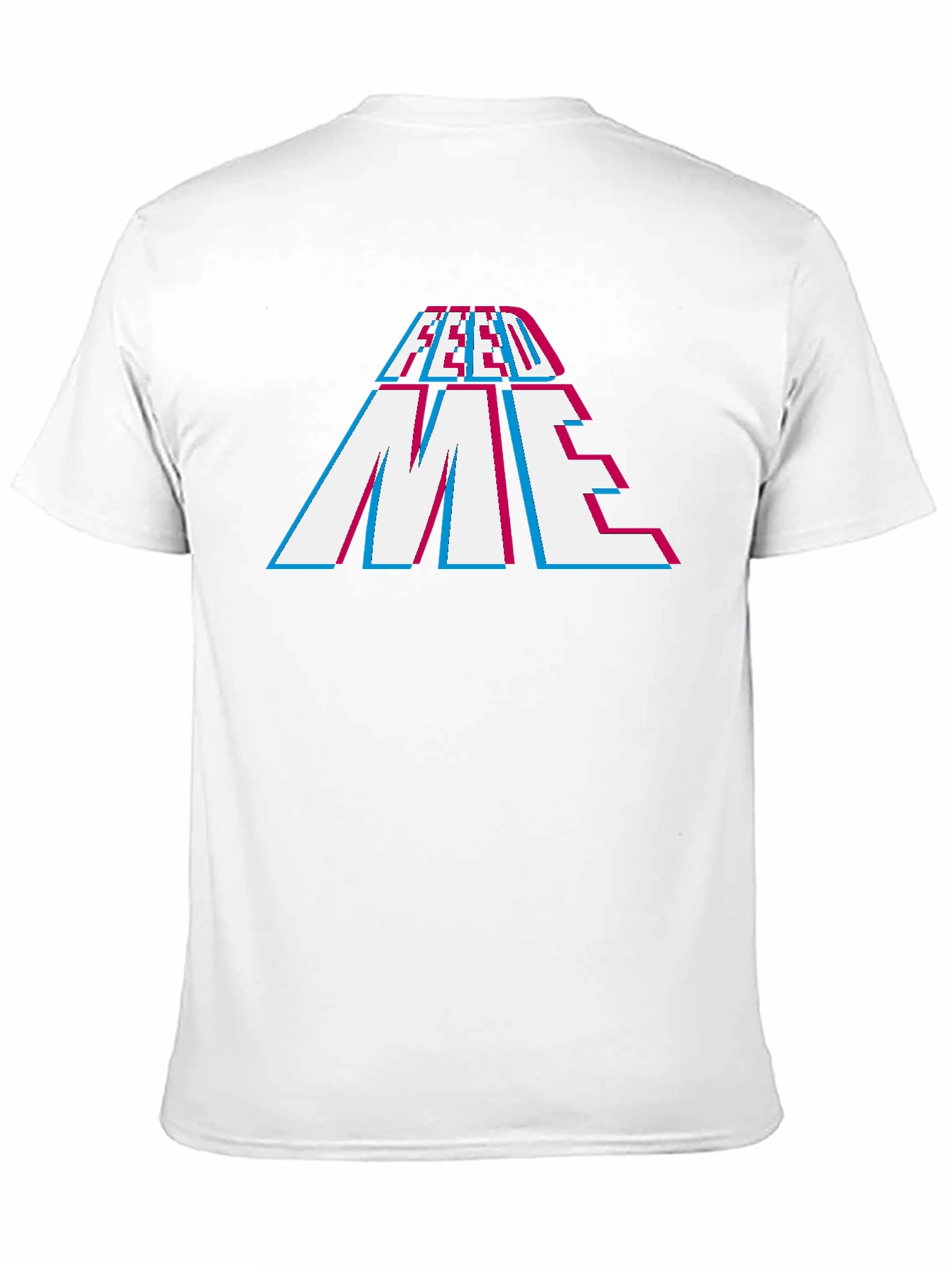 Feed Me Graphic Print Black T-Shirt