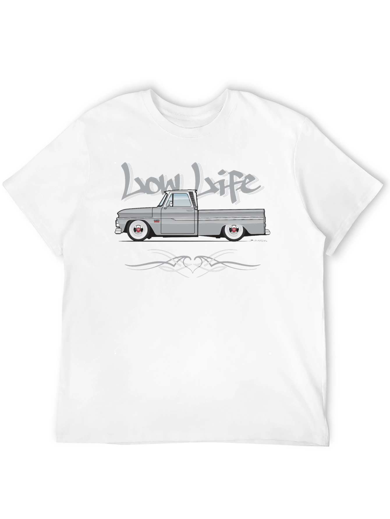 Low Life Truck Graphic T-Shirt - Black