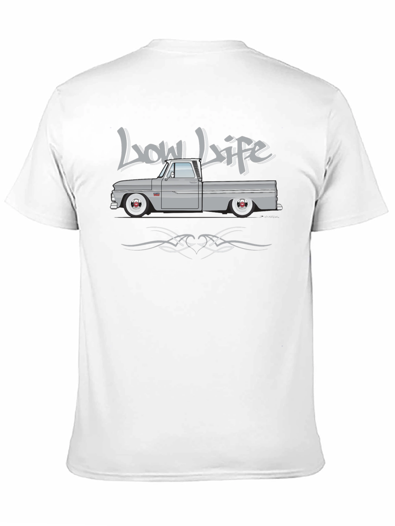 Low Life Truck Graphic T-Shirt - Black