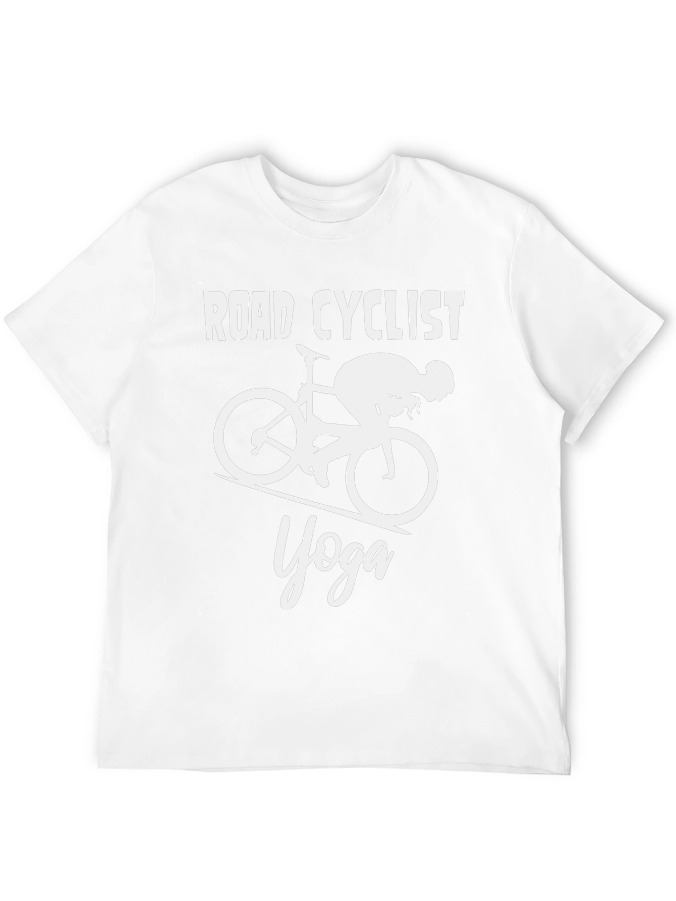 Road Cyclist Yoga Graphic T-Shirt - Black