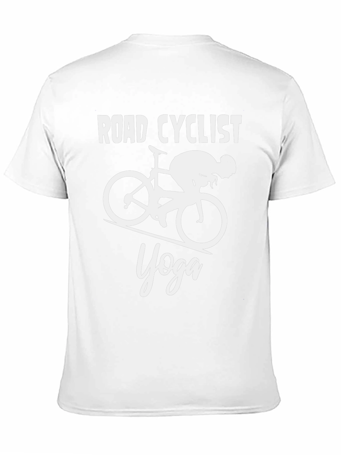 Road Cyclist Yoga Graphic T-Shirt - Black
