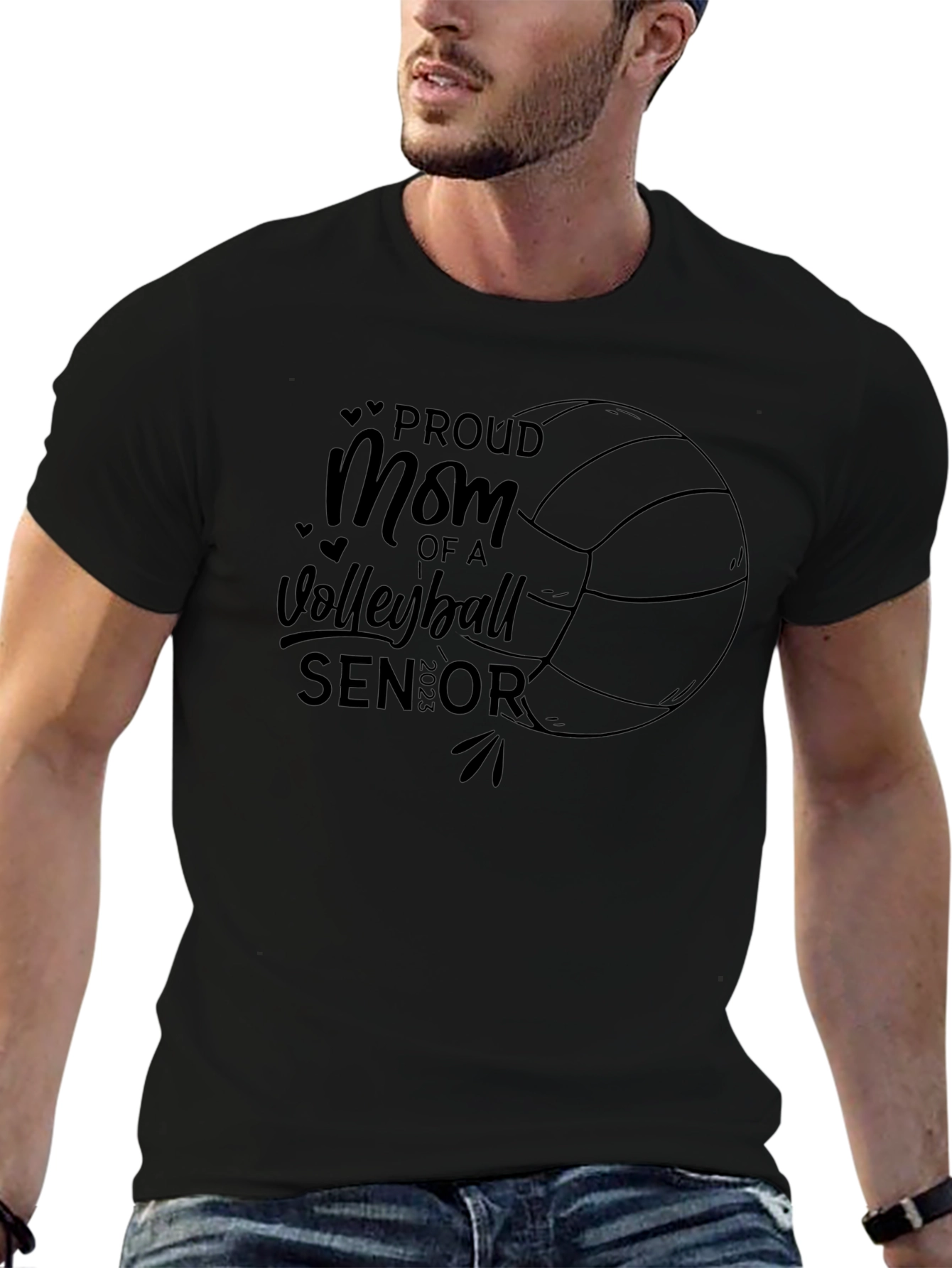 Proud Mom of a Volleyball Senior 2023 T-Shirt