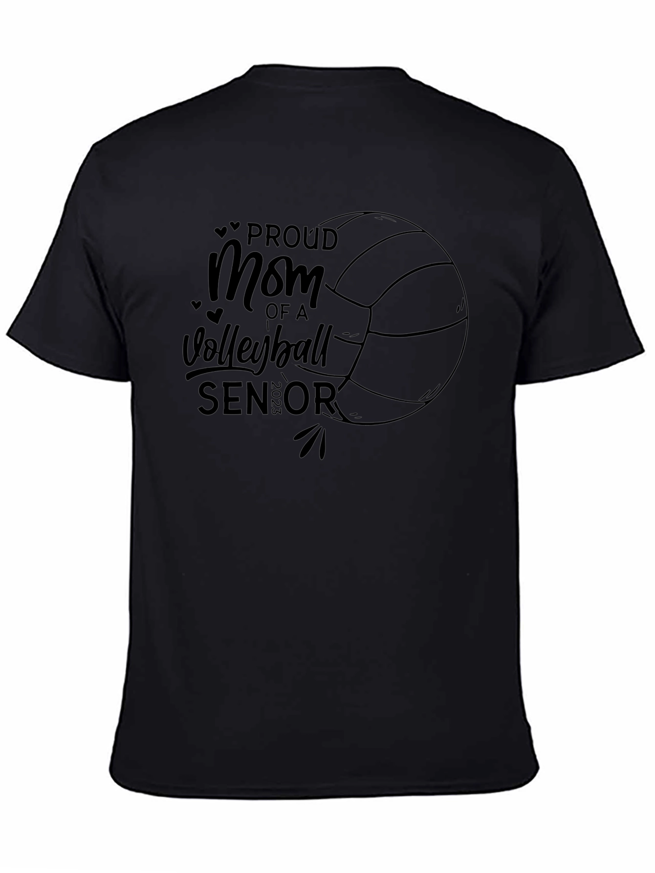 Proud Mom of a Volleyball Senior 2023 T-Shirt