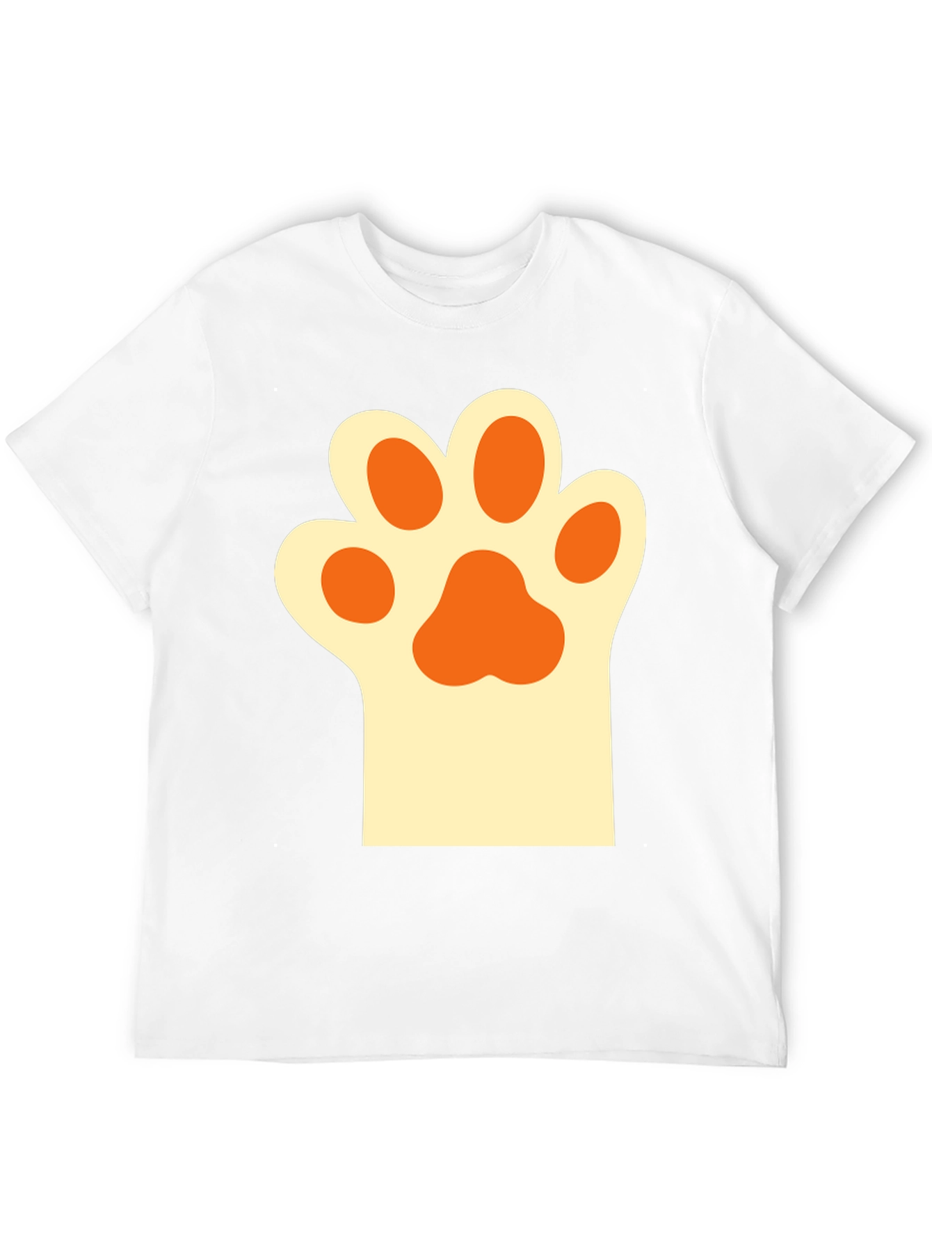 Cute Cat Paw Print T-Shirt
