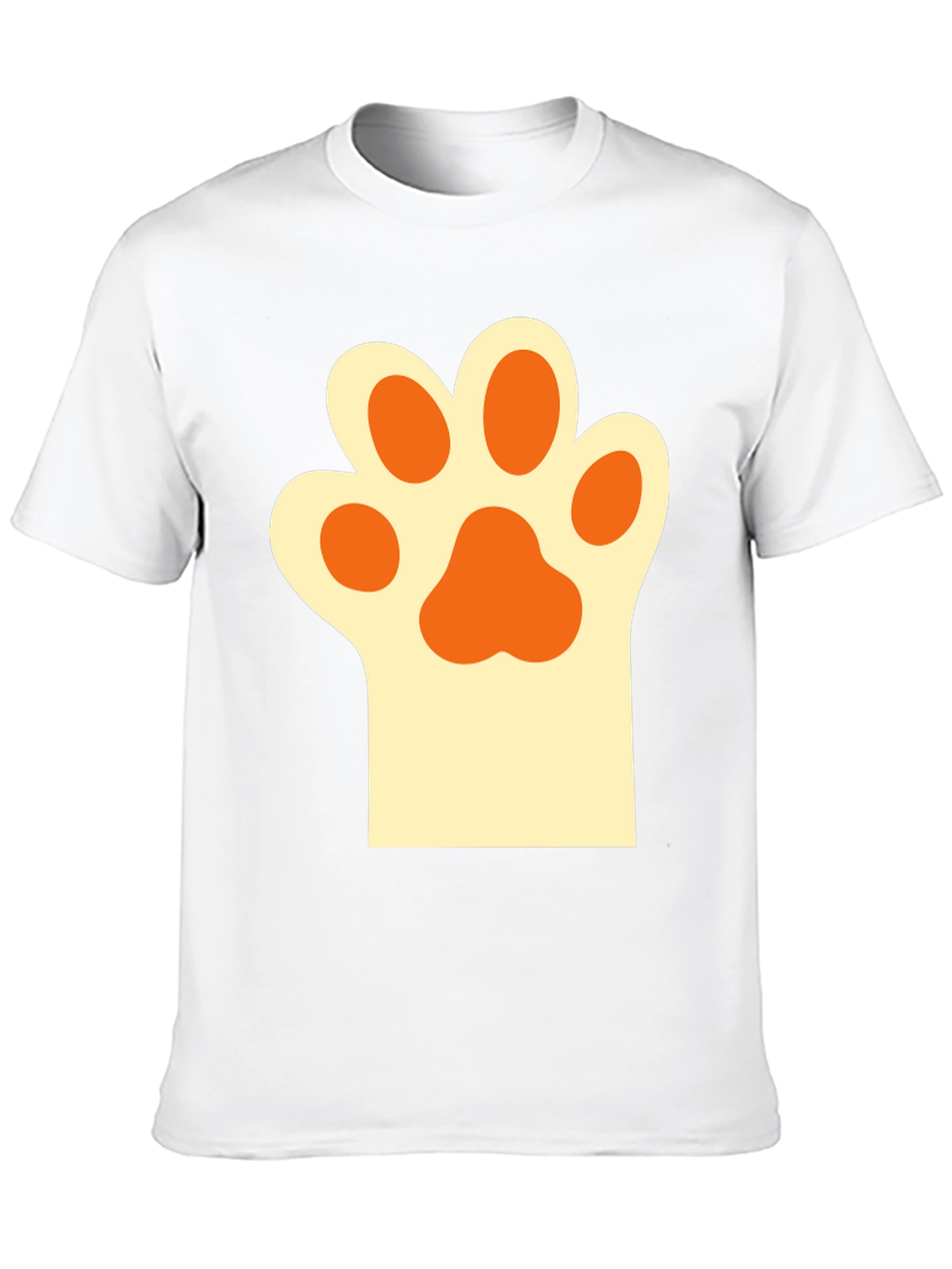 Cute Cat Paw Print T-Shirt