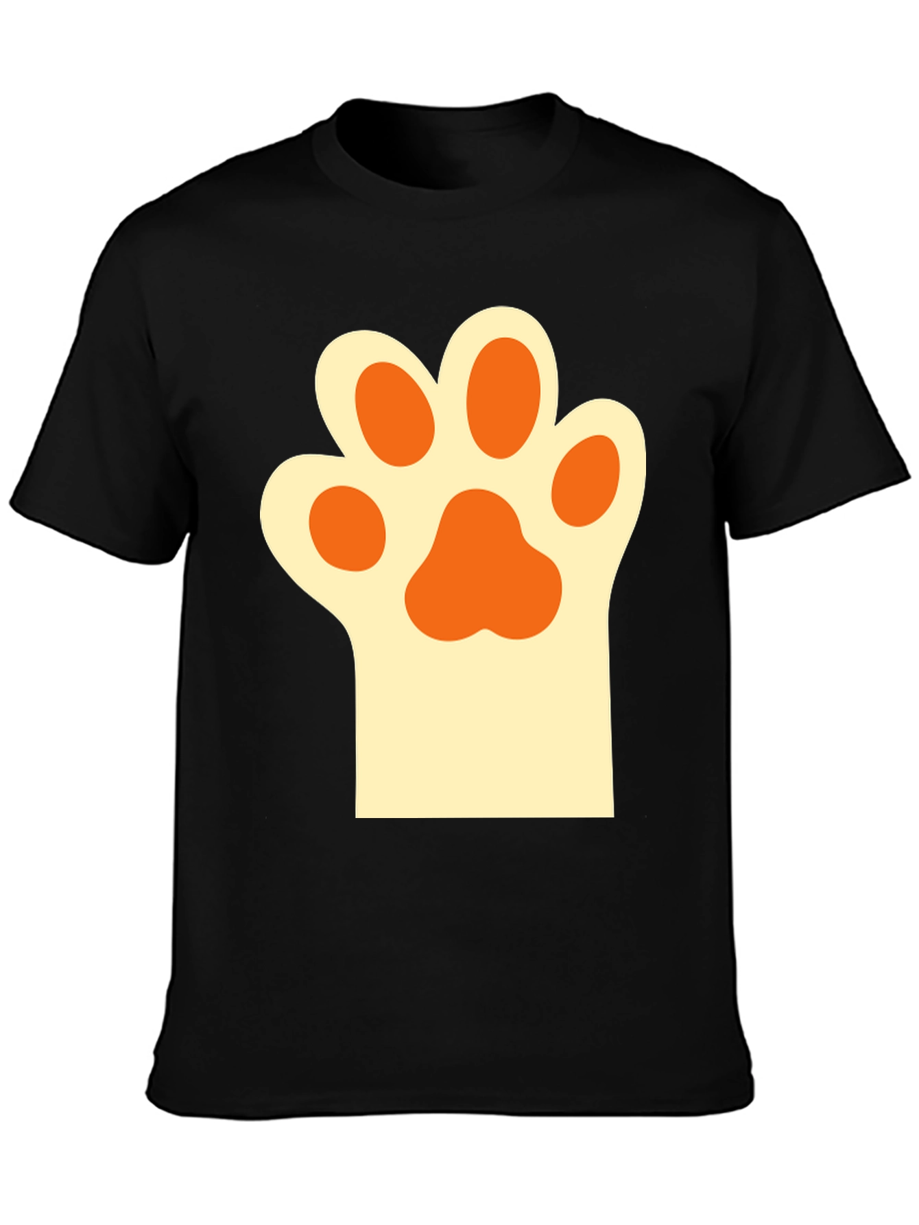 Cute Cat Paw Print T-Shirt
