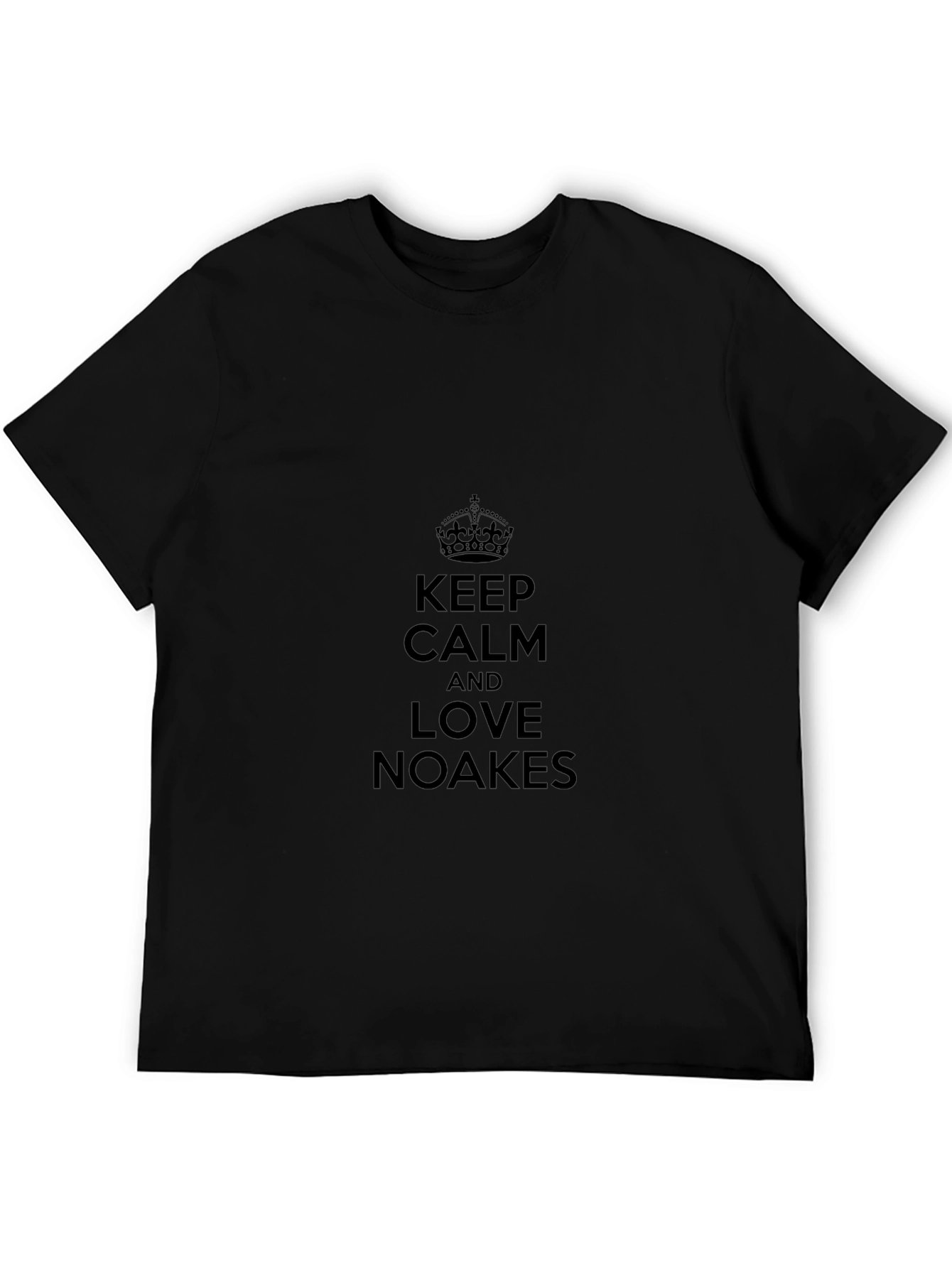 Keep Calm & Love Noakes T-Shirt - Black