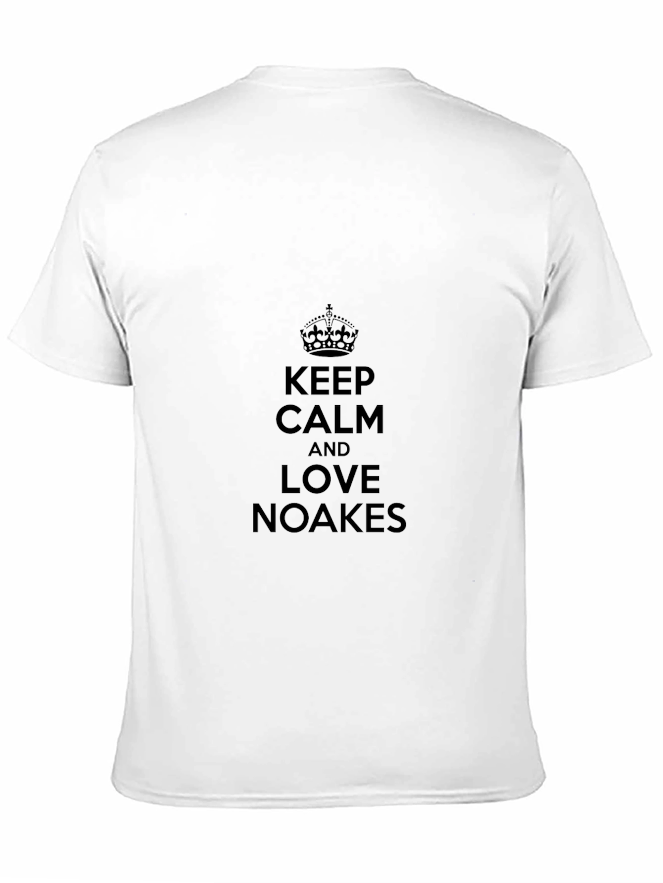 Keep Calm & Love Noakes T-Shirt - Black