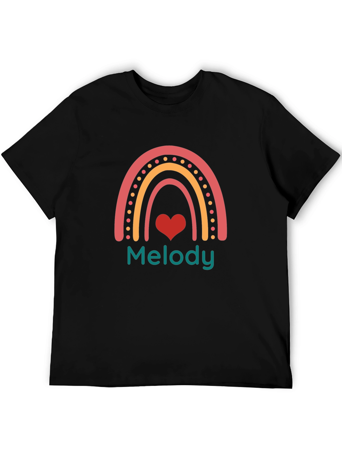Melody Rainbow Heart T-Shirt