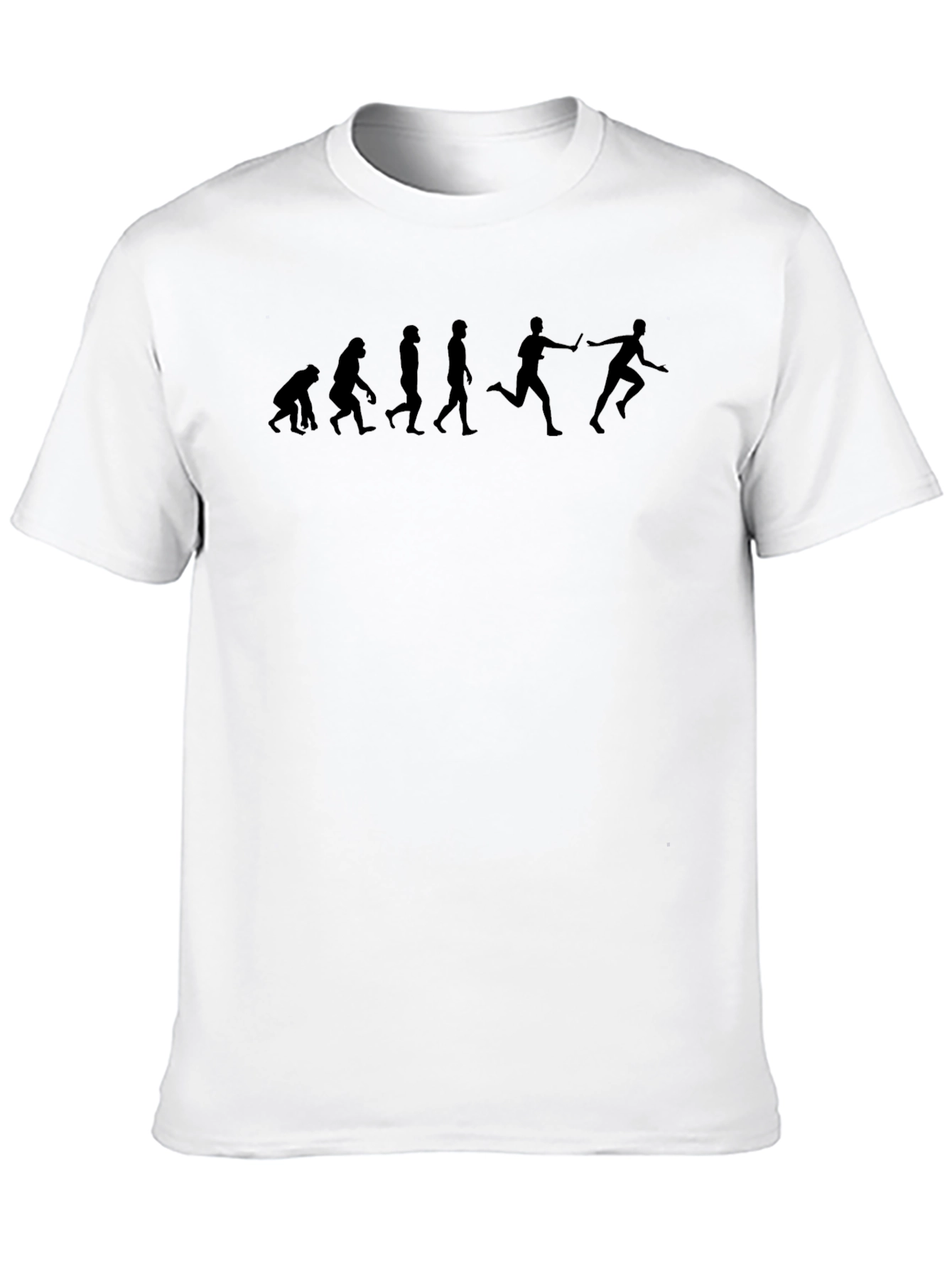 Evolution Runner Graphic Tee - Black