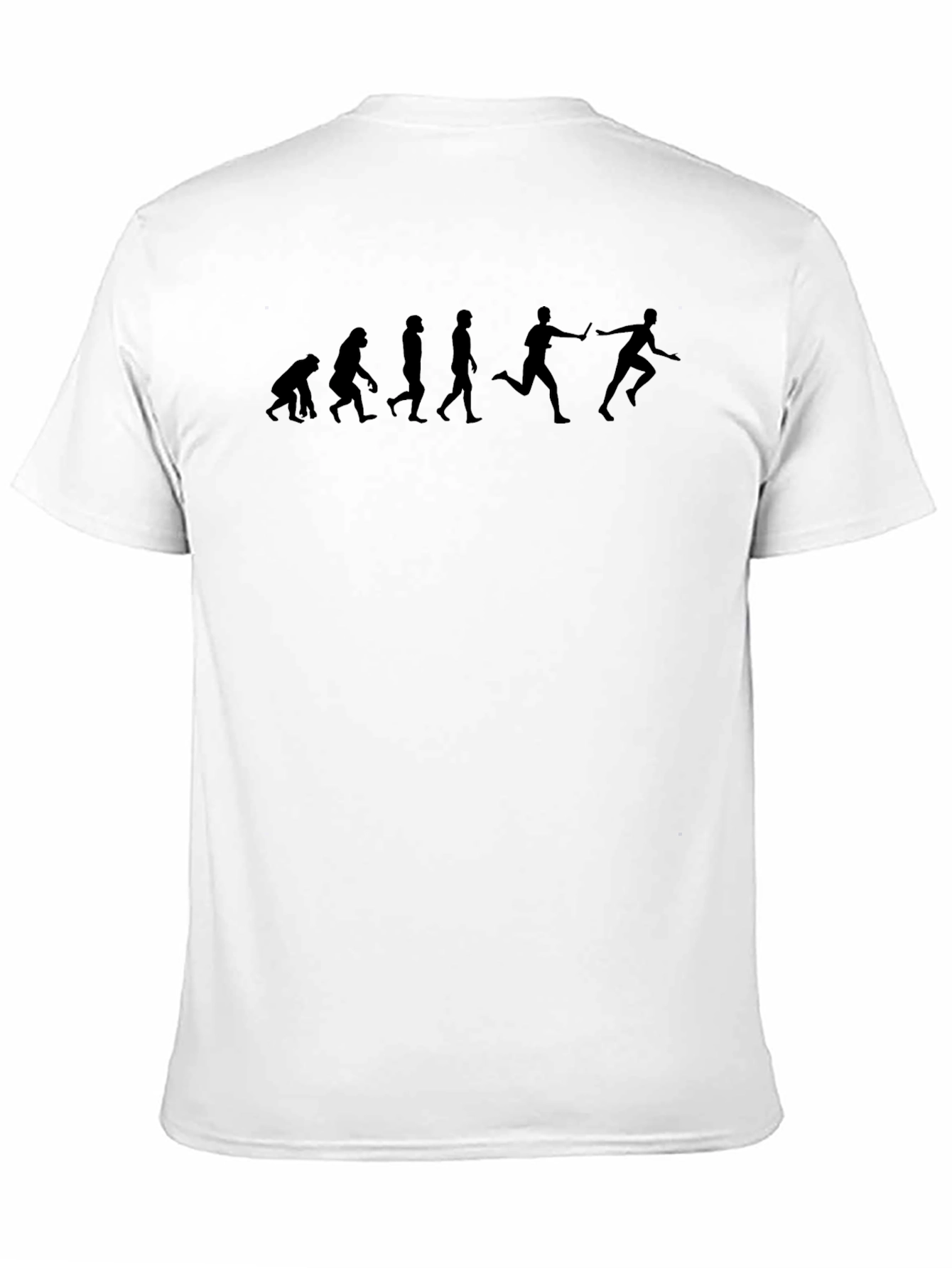 Evolution Runner Graphic Tee - Black