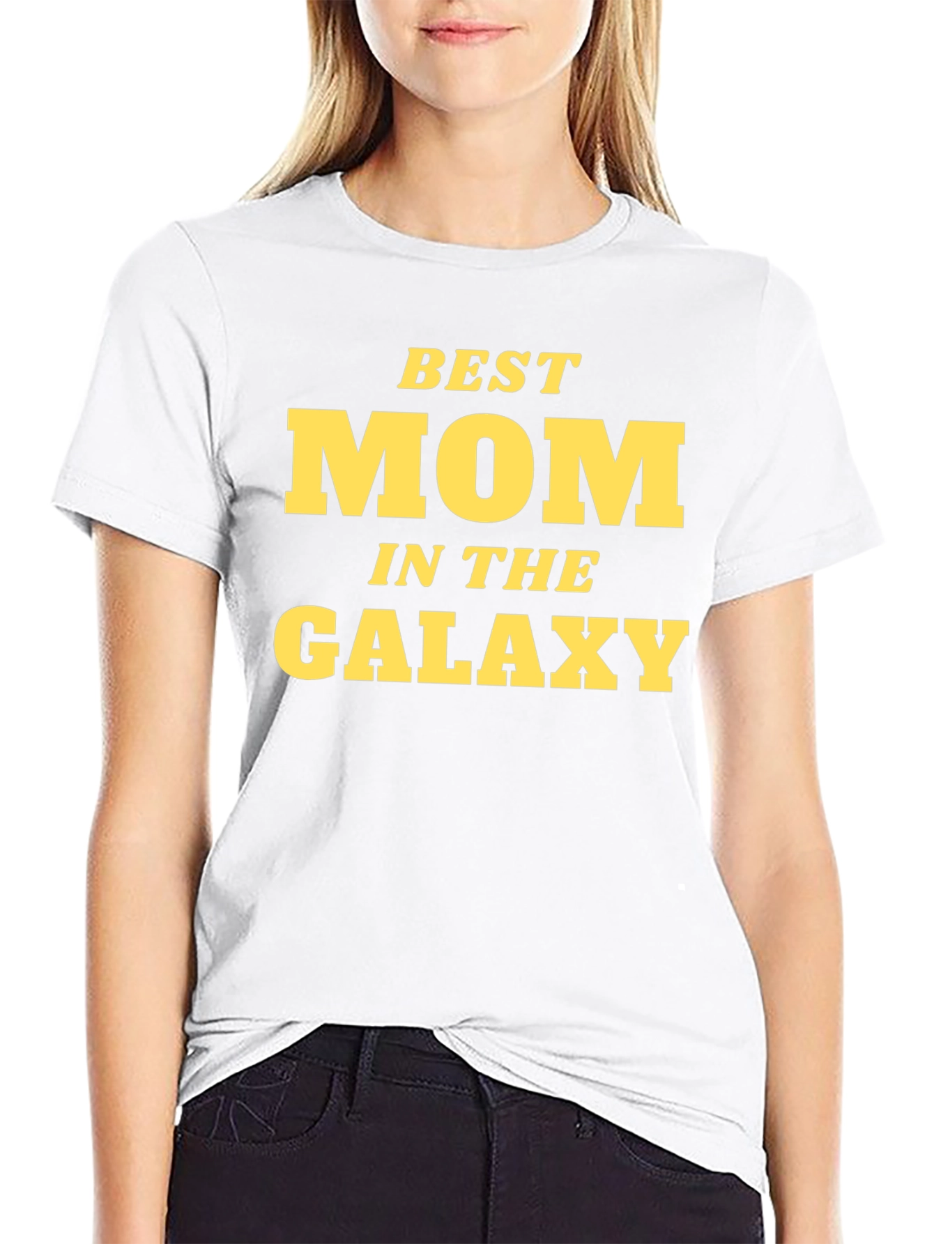 Best Mom in the Galaxy T-Shirt - Black