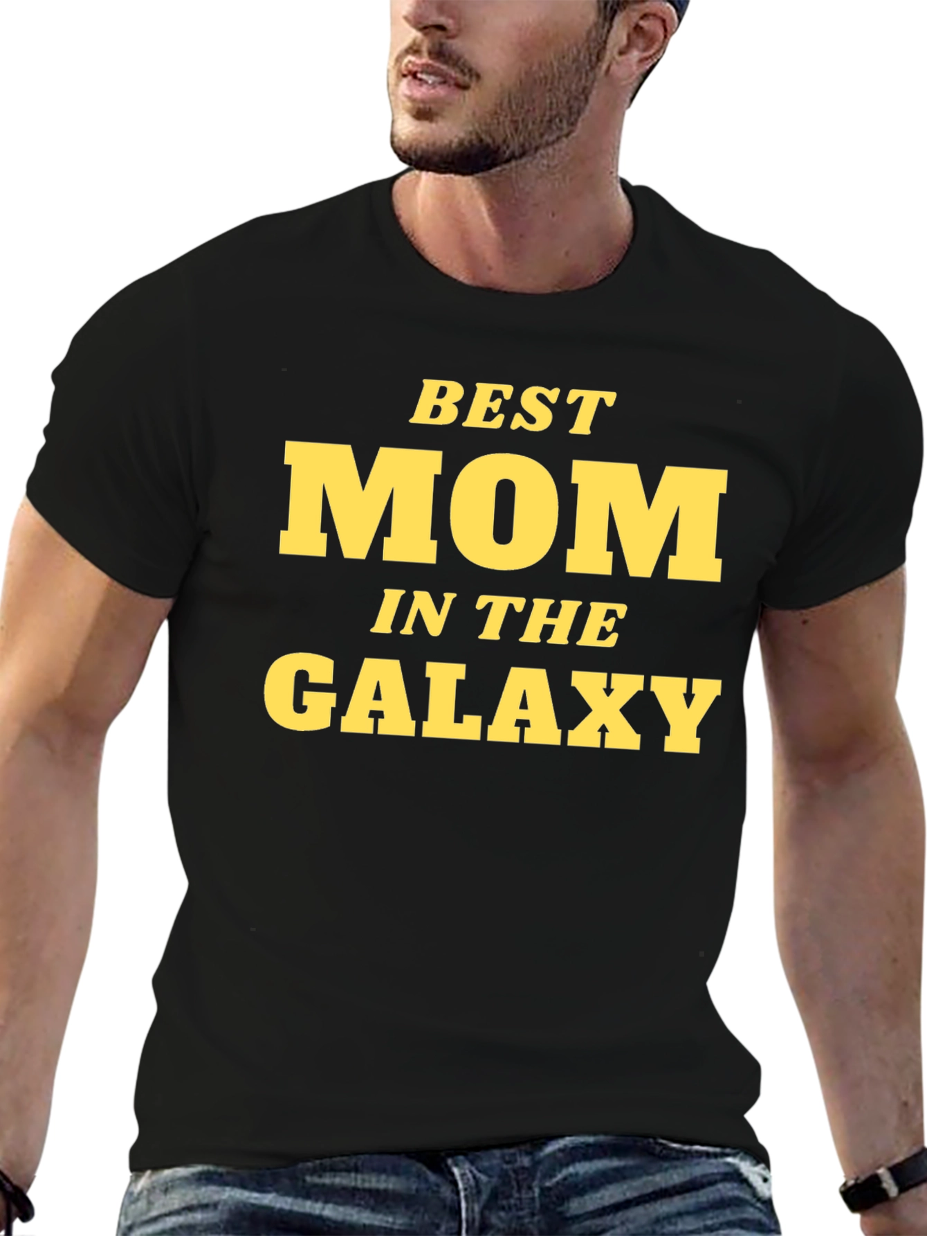 Best Mom in the Galaxy T-Shirt - Black