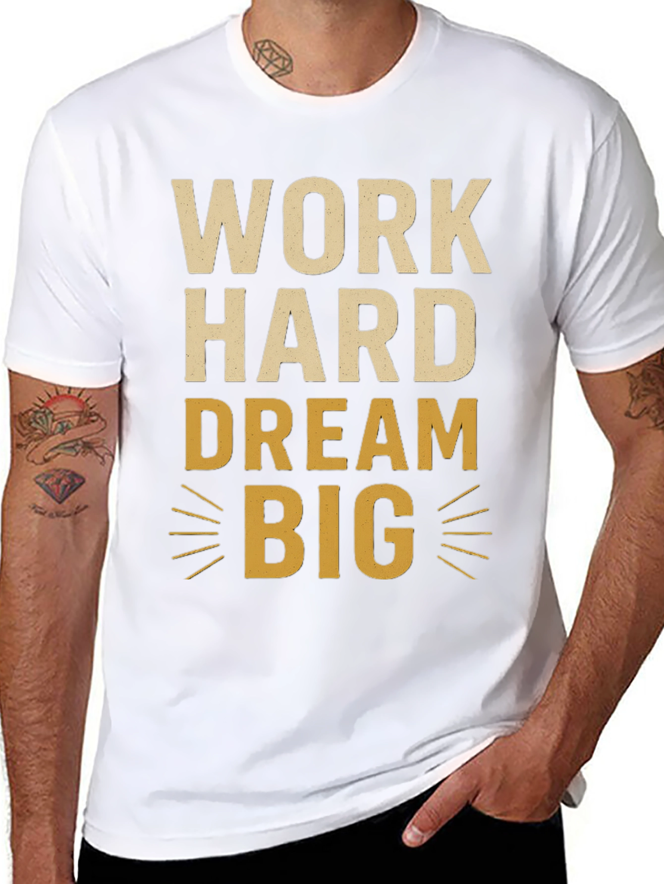 Work Hard Dream Big Graphic Tee