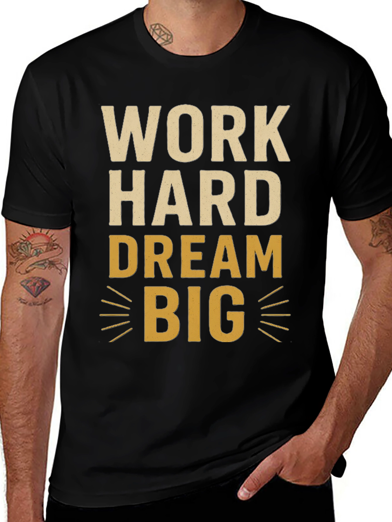 Work Hard Dream Big Graphic Tee