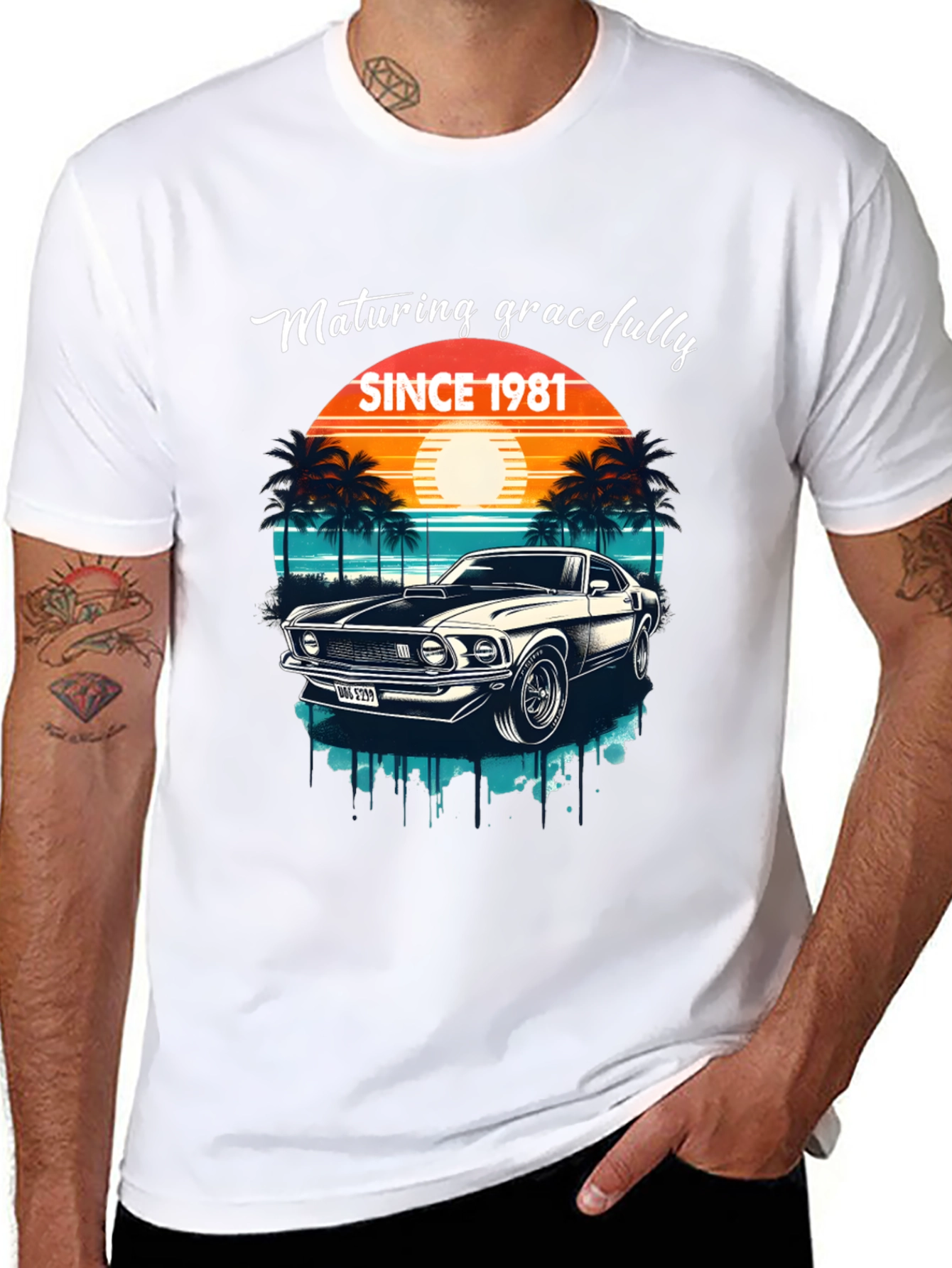Maturing Gracefully Since 1981 Car T-Shirt