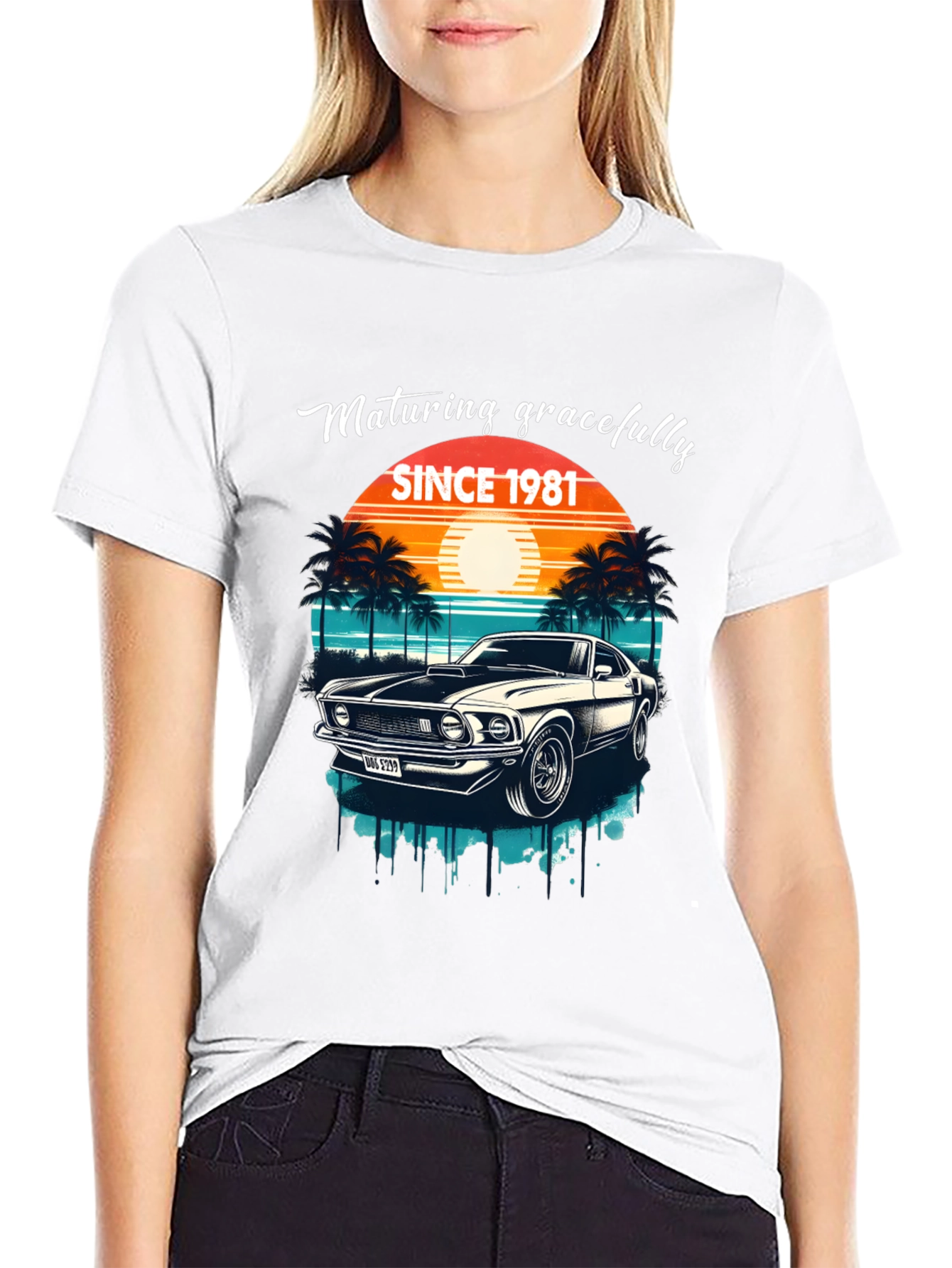 Maturing Gracefully Since 1981 Car T-Shirt