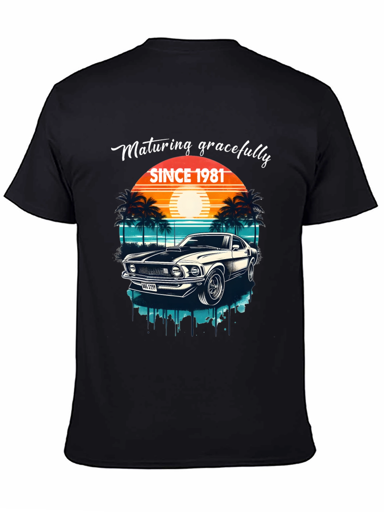 Maturing Gracefully Since 1981 Car T-Shirt