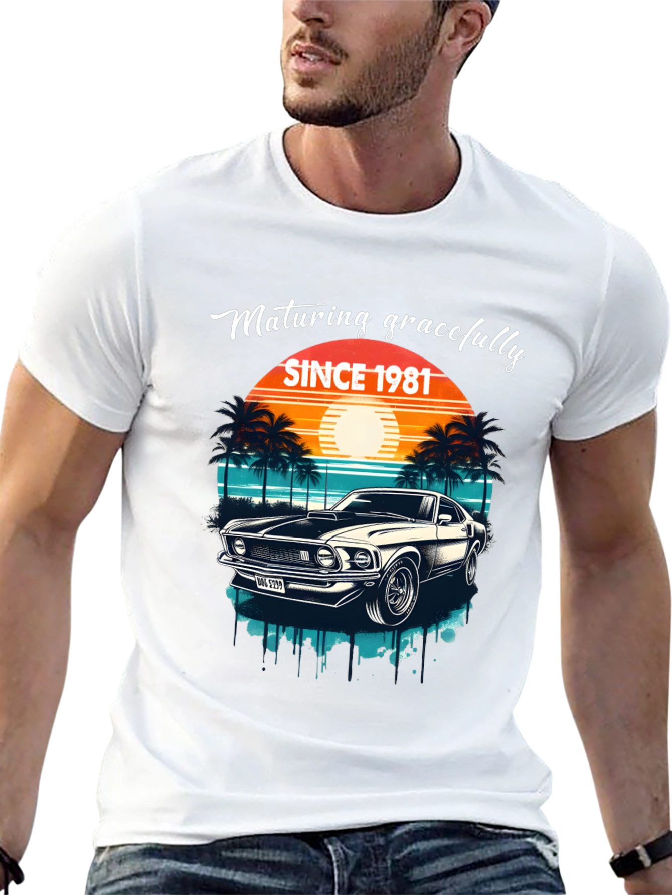 Maturing Gracefully Since 1981 Car T-Shirt