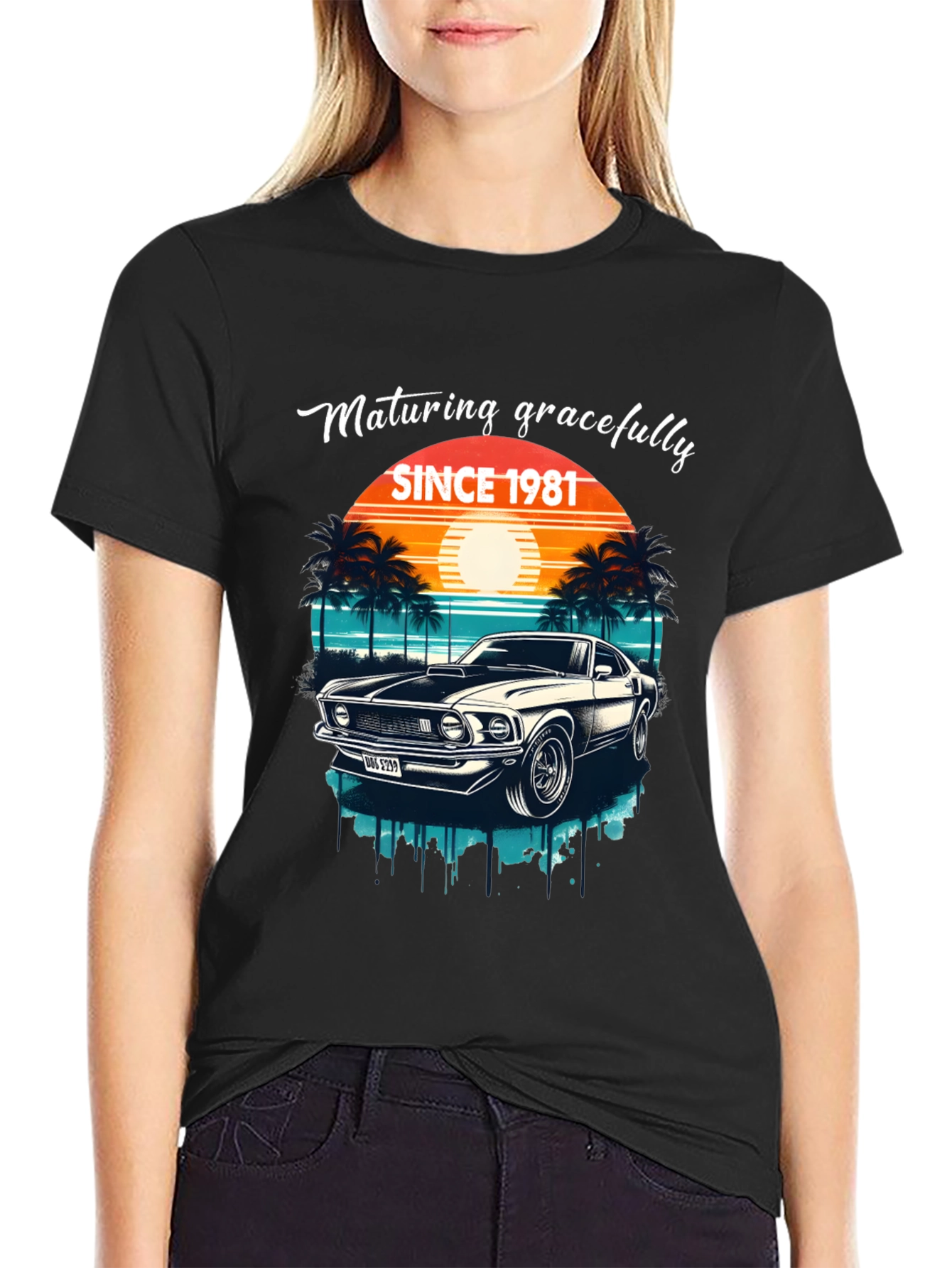 Maturing Gracefully Since 1981 Car T-Shirt