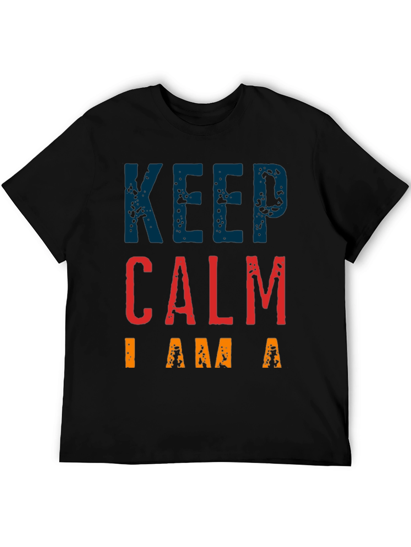 Keep Calm Graphic Tee - Black