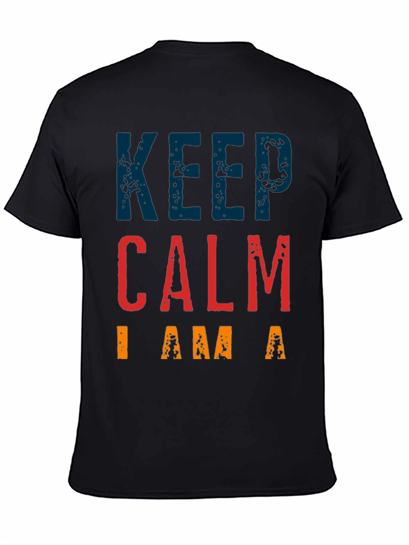 Keep Calm Graphic Tee - Black