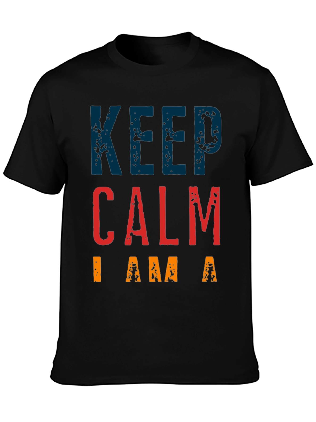 Keep Calm Graphic Tee - Black