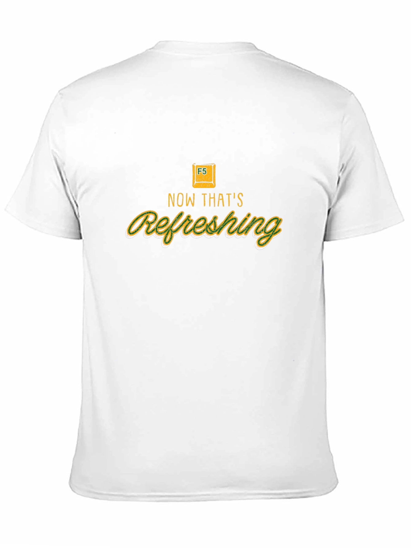 Refresh Button T-Shirt - Novelty Computer Humor Tee