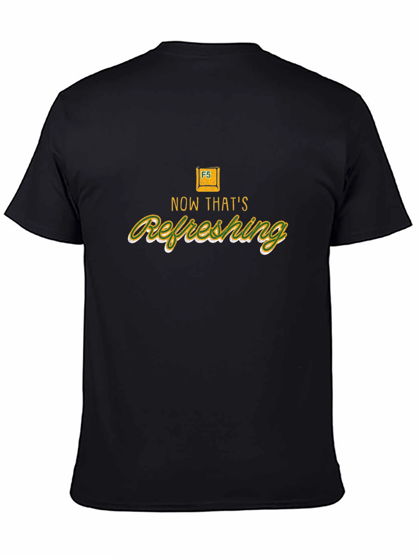 Refresh Button T-Shirt - Novelty Computer Humor Tee
