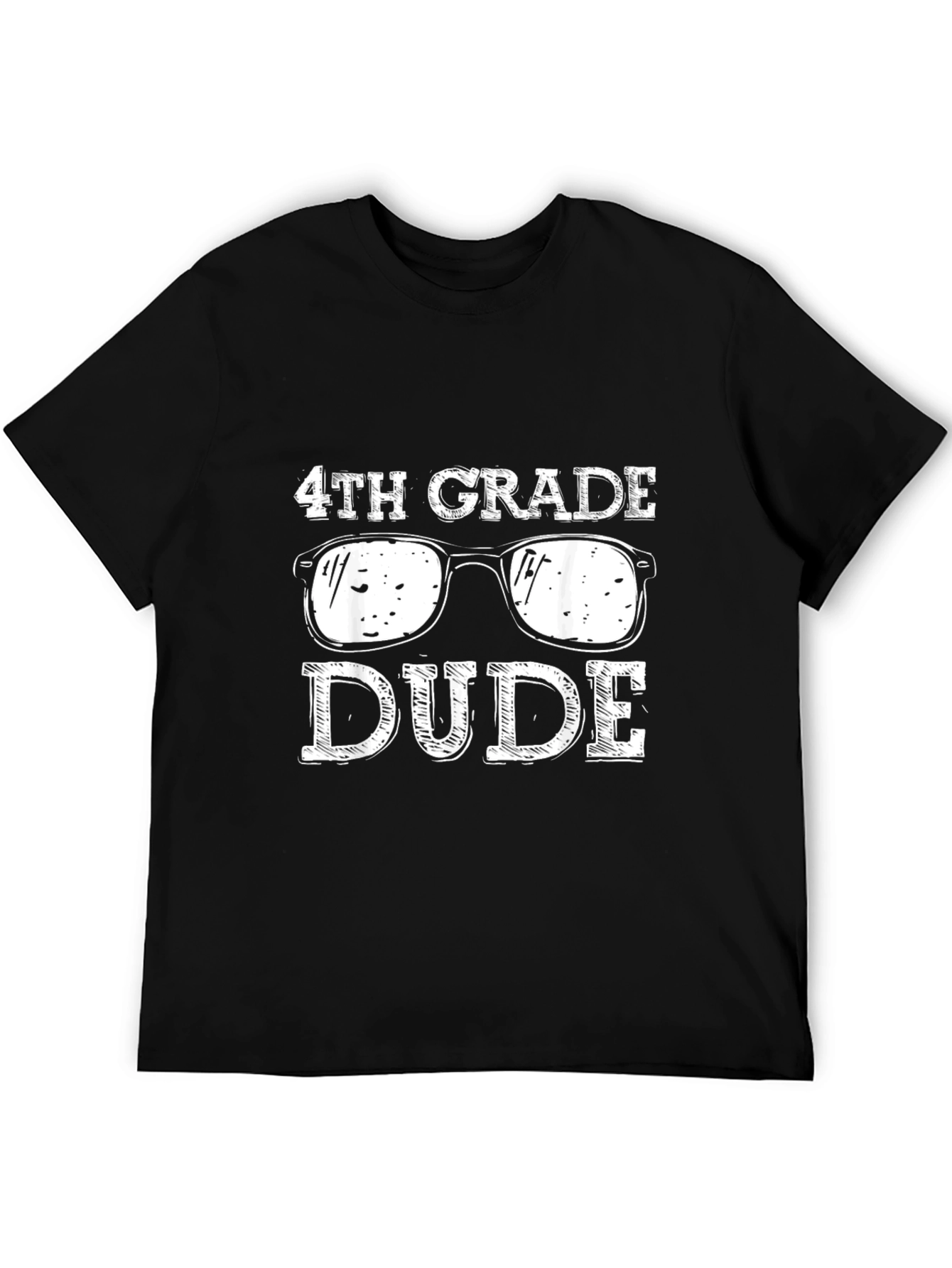 4th Grade Dude T-Shirt Cool Sunglasses Design