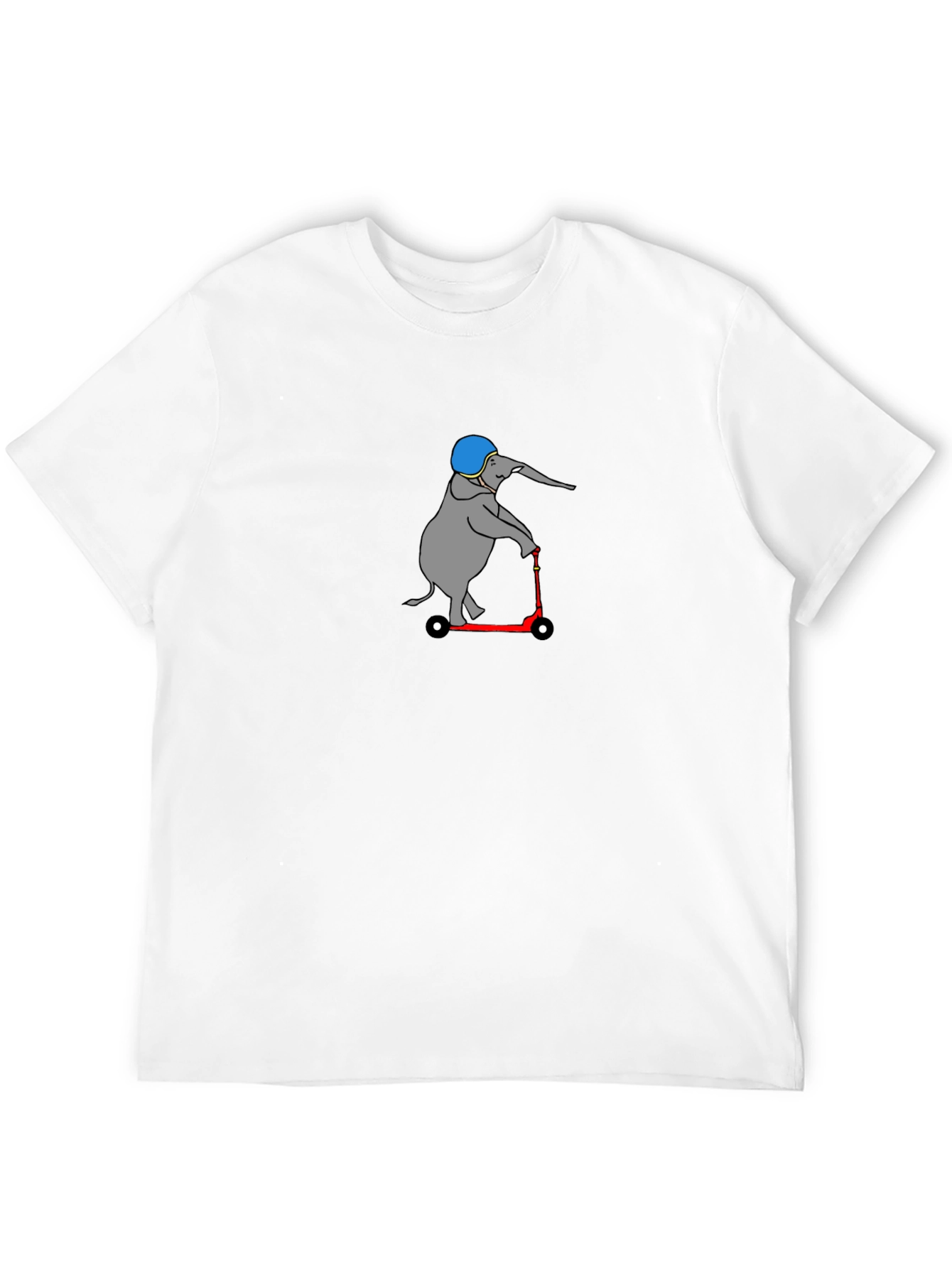 Elephant on Scooter T-Shirt