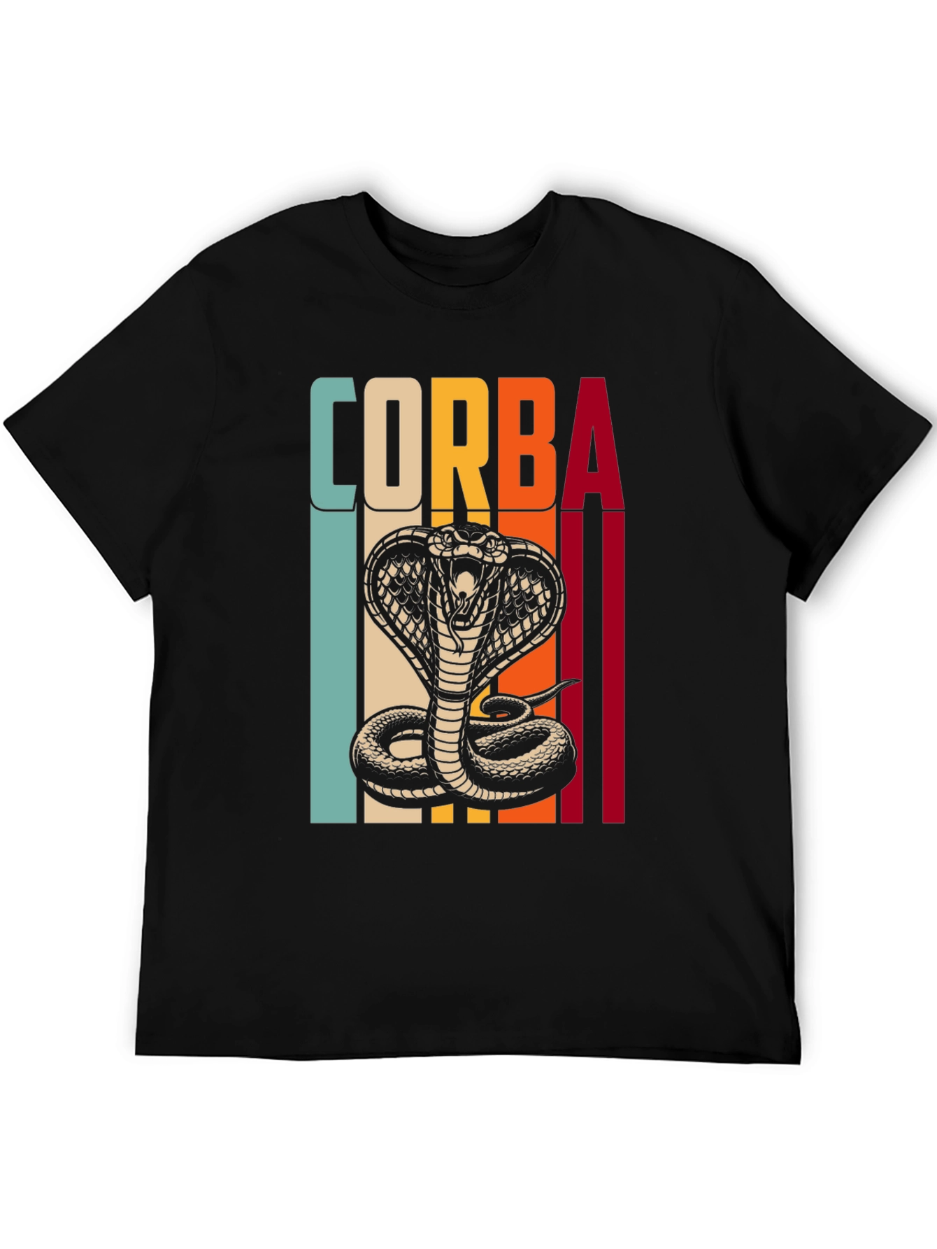 Retro Corba Cobra Graphic T-Shirt