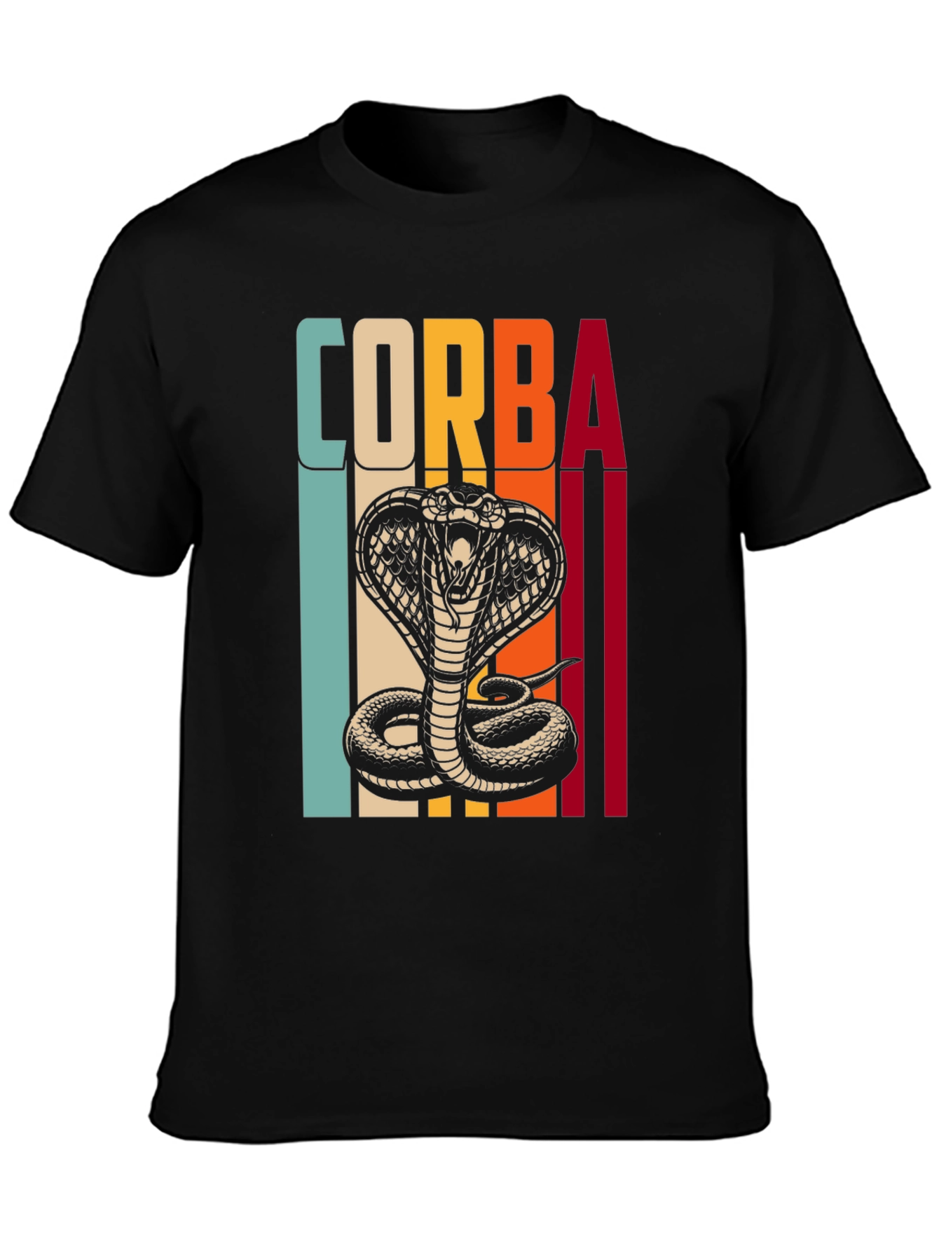Retro Corba Cobra Graphic T-Shirt