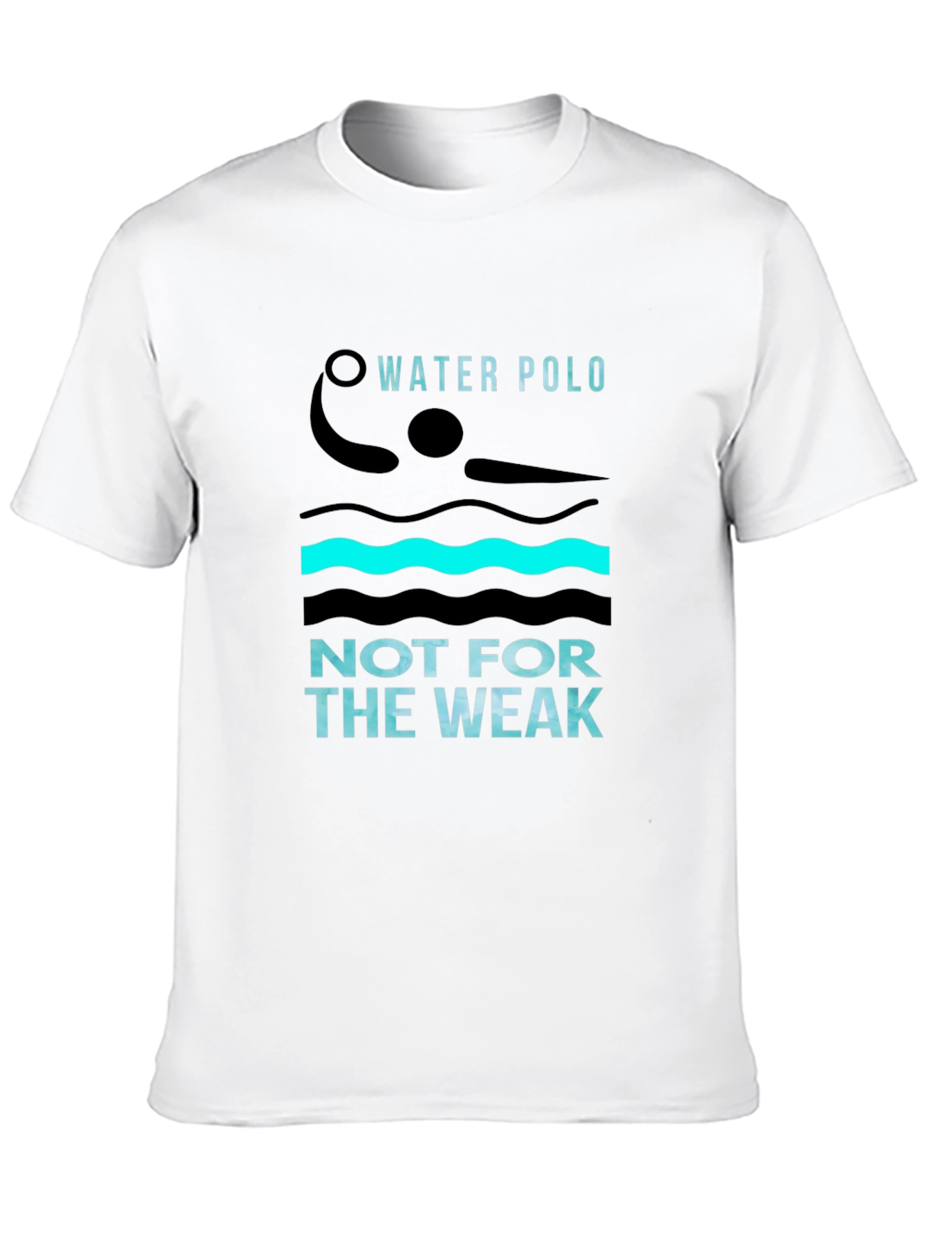 Water Polo Not For The Weak Black T-Shirt