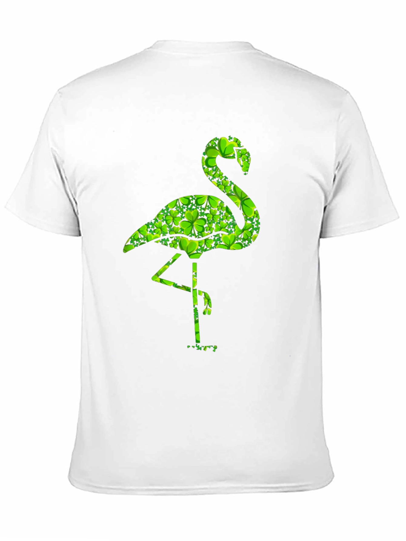 St. Patricks Day Flamingo Shamrock T-Shirt